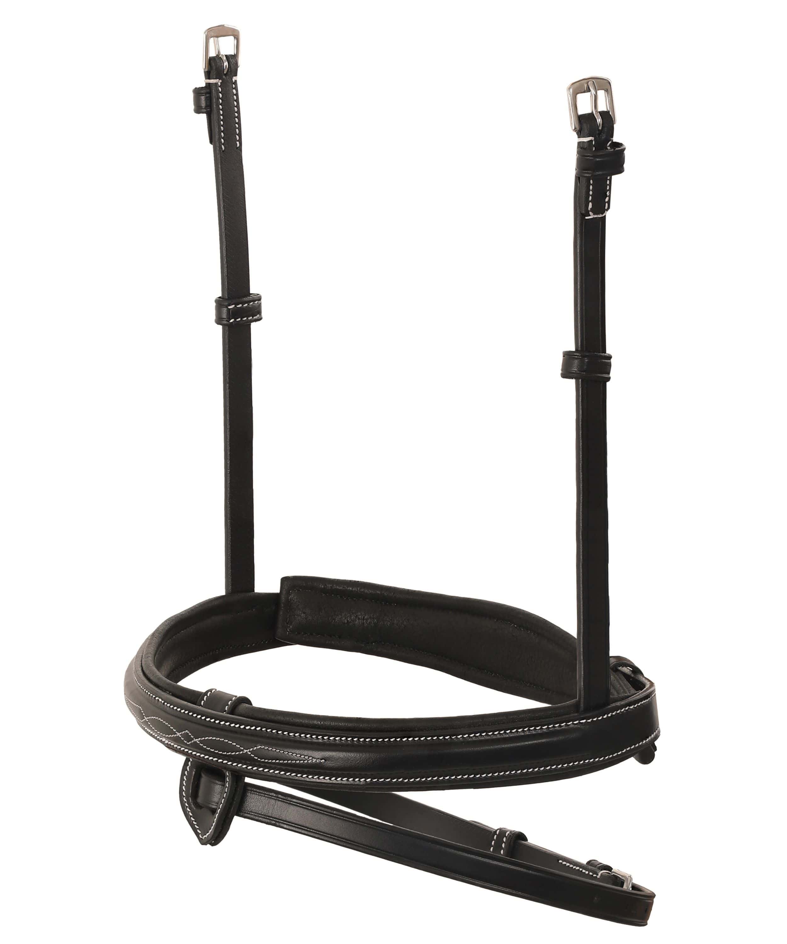 Replacement Noseband of ExionPro 'Phoenix' Convertible Jumping Bridle with Removable Flash by Bridles & Reins - alternate...