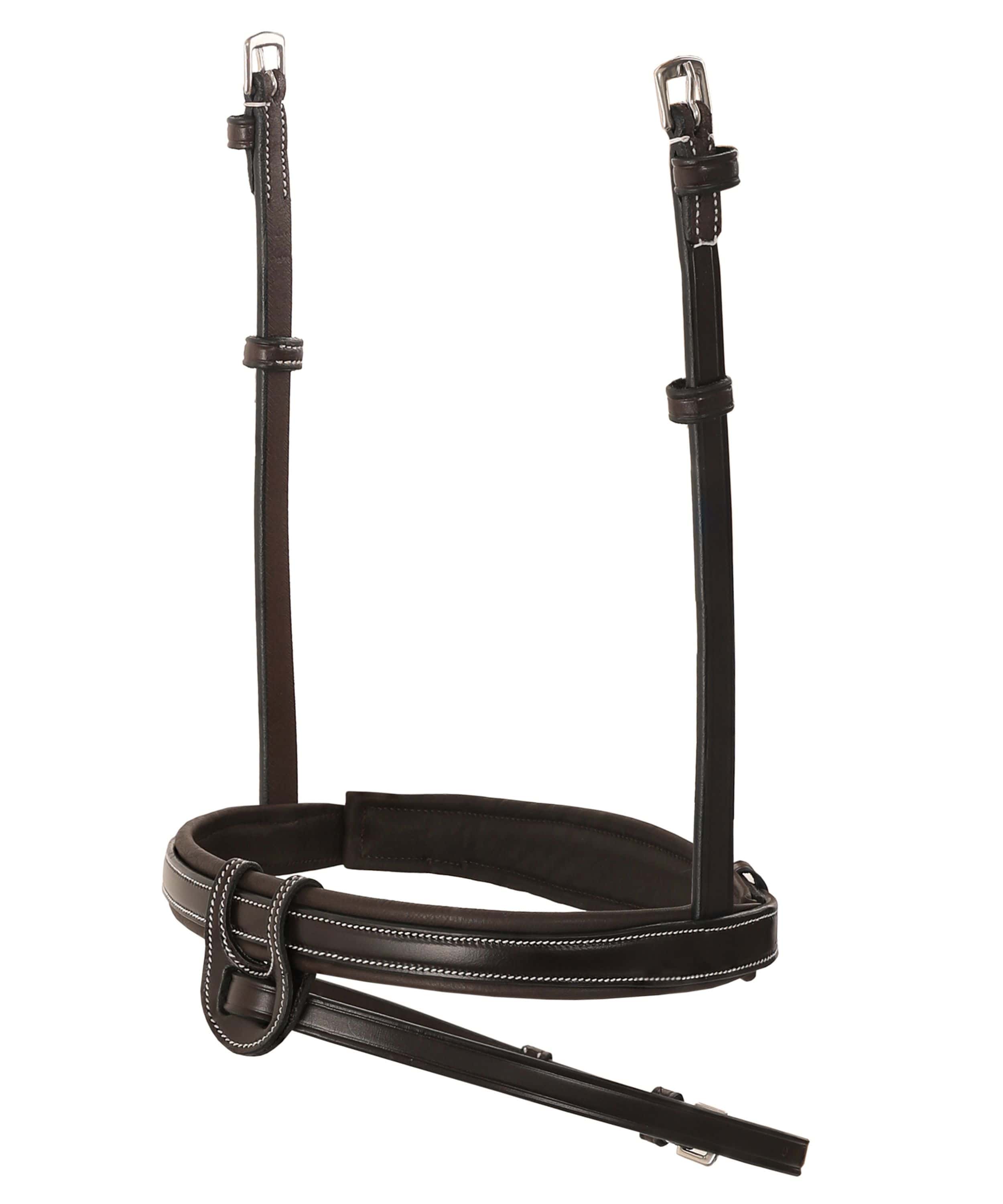 Replacement Noseband of ExionPro Fully Padded Snaffle Bridle with U Shaped Detachable Flash by Bridles & Reins