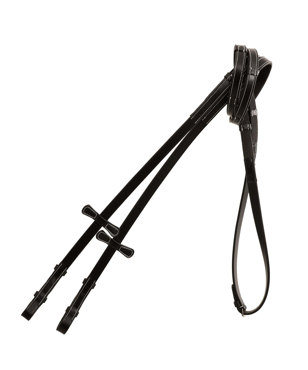 ExionPro Rubber Lined Leather Reins by Bridles & Reins - alternate view 2
