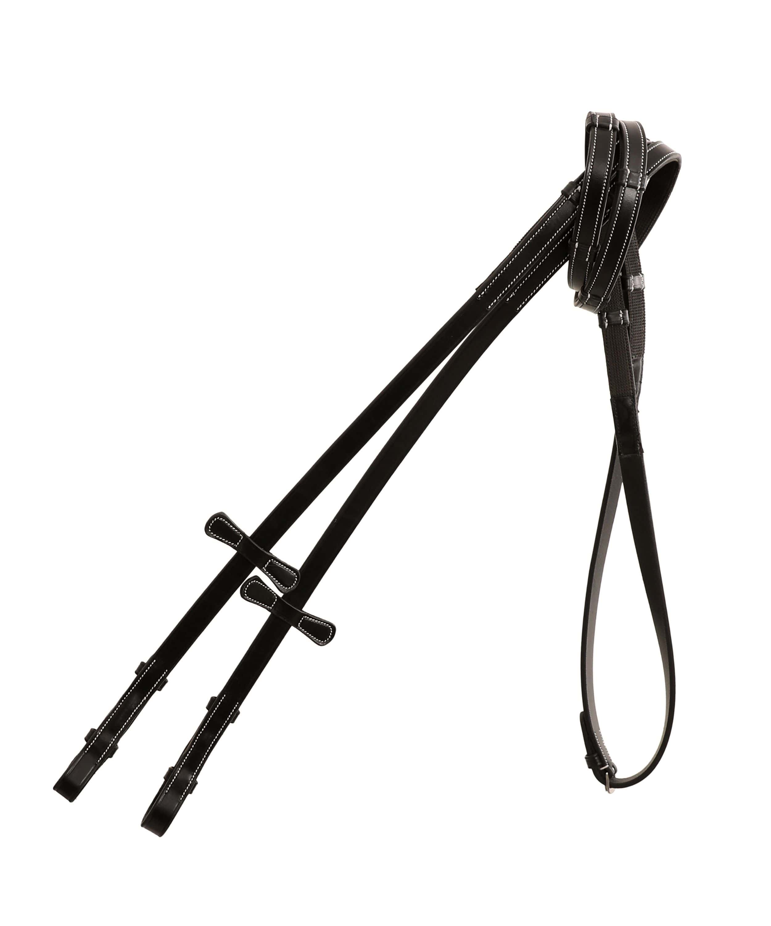 ExionPro Rubber Lined Leather Reins by Bridles & Reins - alternate view 2