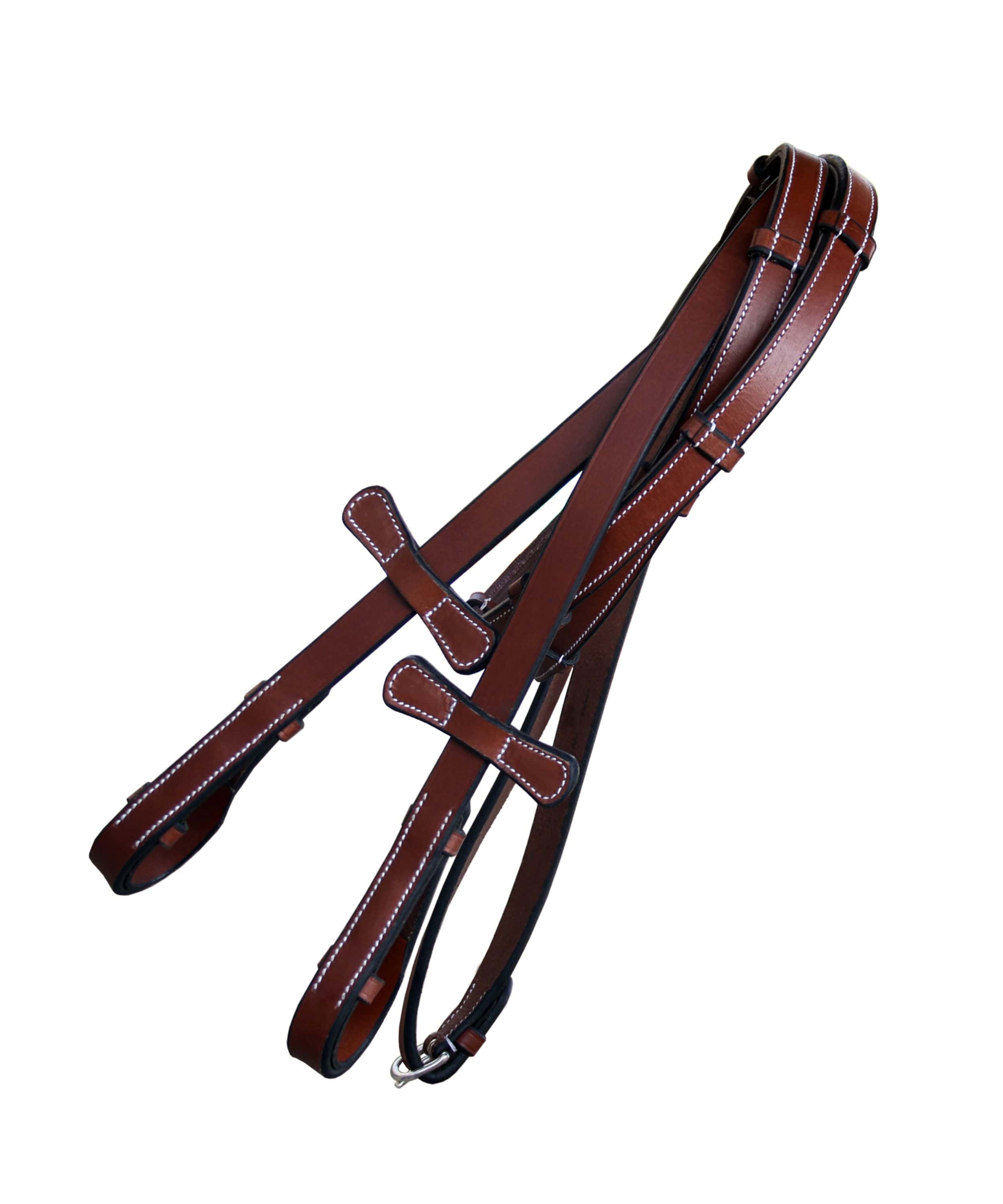 ExionPro Rubber Lined Leather Reins by Bridles & Reins - alternate view 4