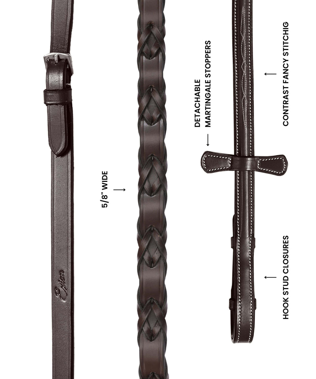 ExionPro Double Laced Reins by Bridles & Reins - alternate view 5