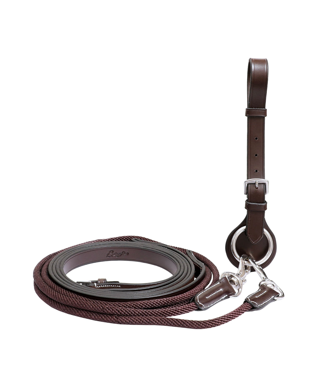ExionPro Rope & Leather Draw Reins with Girth Loop by Bridles & Reins - alternate view 2