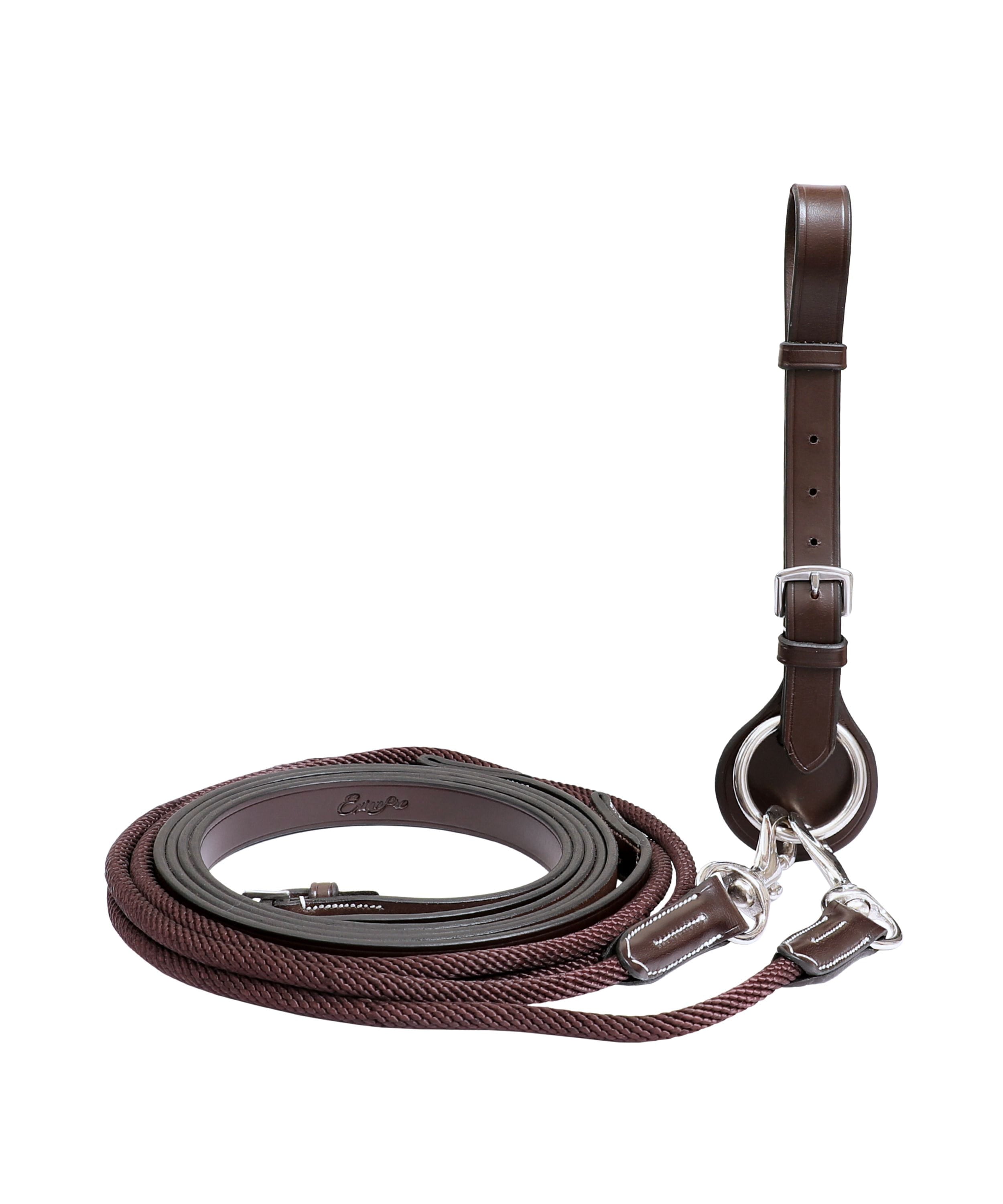 ExionPro Rope & Leather Draw Reins with Girth Loop by Bridles & Reins - alternate view 2