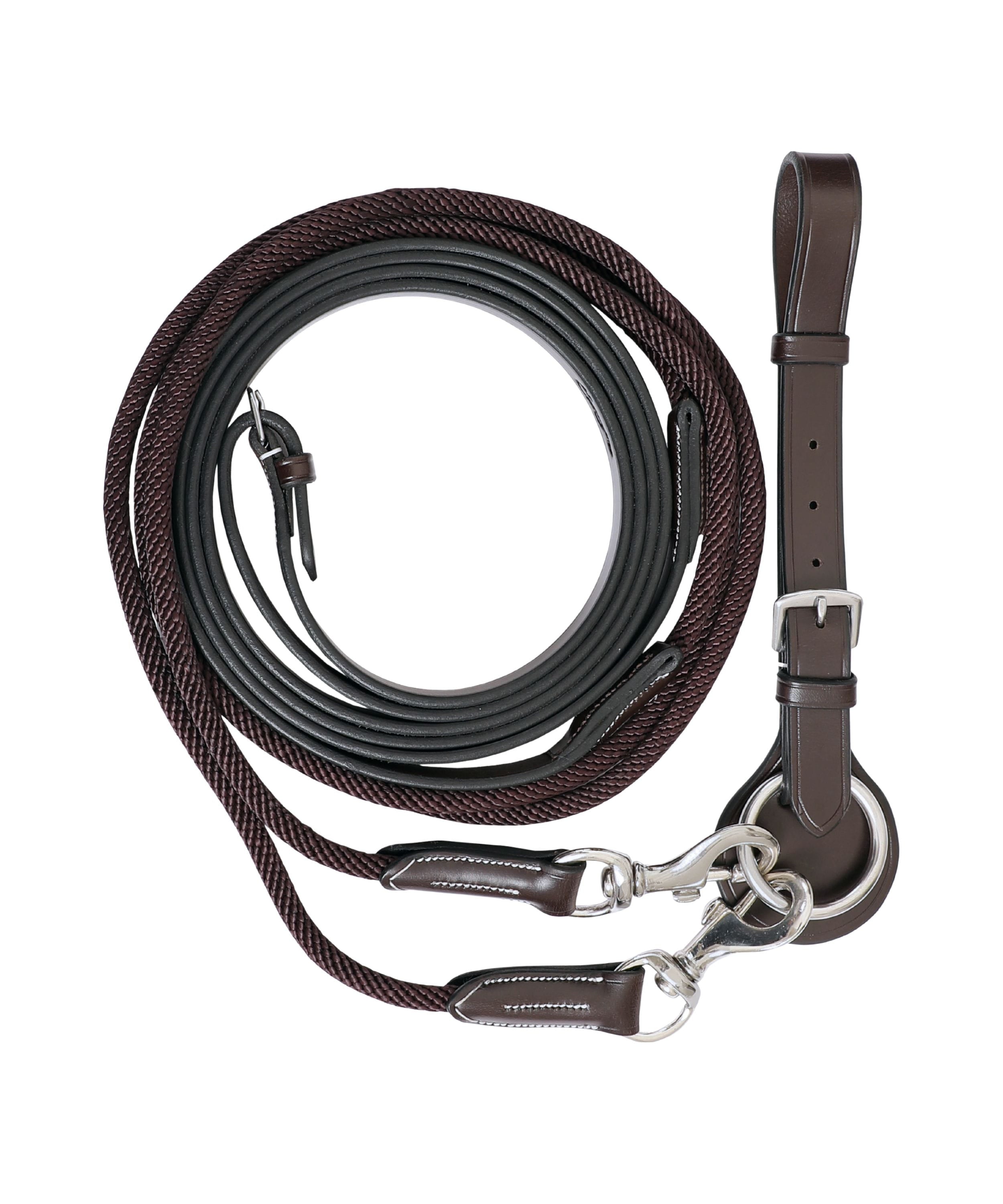 ExionPro Rope & Leather Draw Reins with Girth Loop by Bridles & Reins - alternate view 4