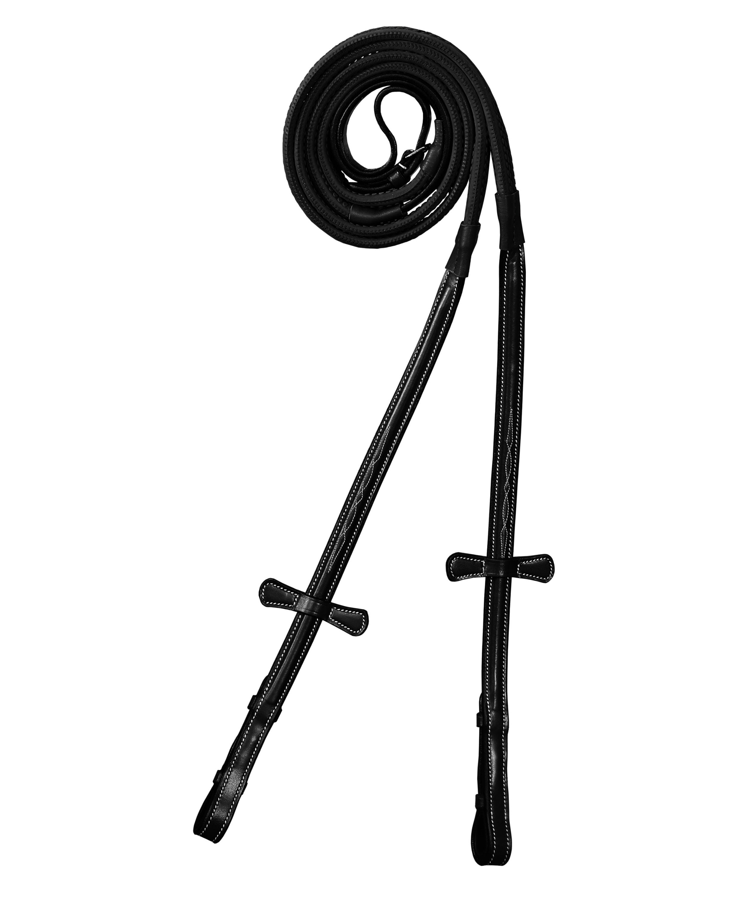ExionPro Rubber Reins with Fancy Stitching by Bridles & Reins - alternate view 2
