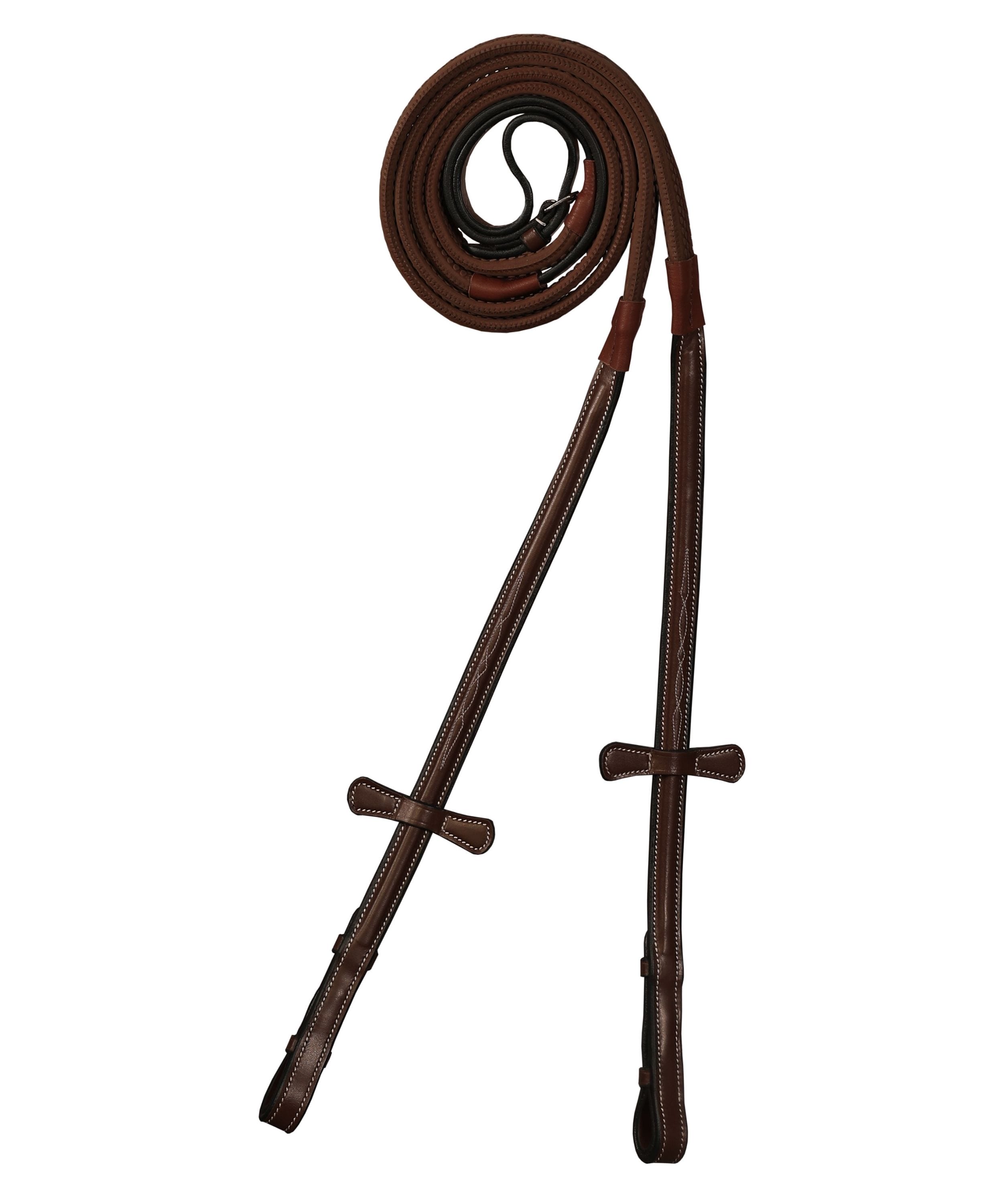 ExionPro Rubber Reins with Fancy Stitching by Bridles & Reins - alternate view 4
