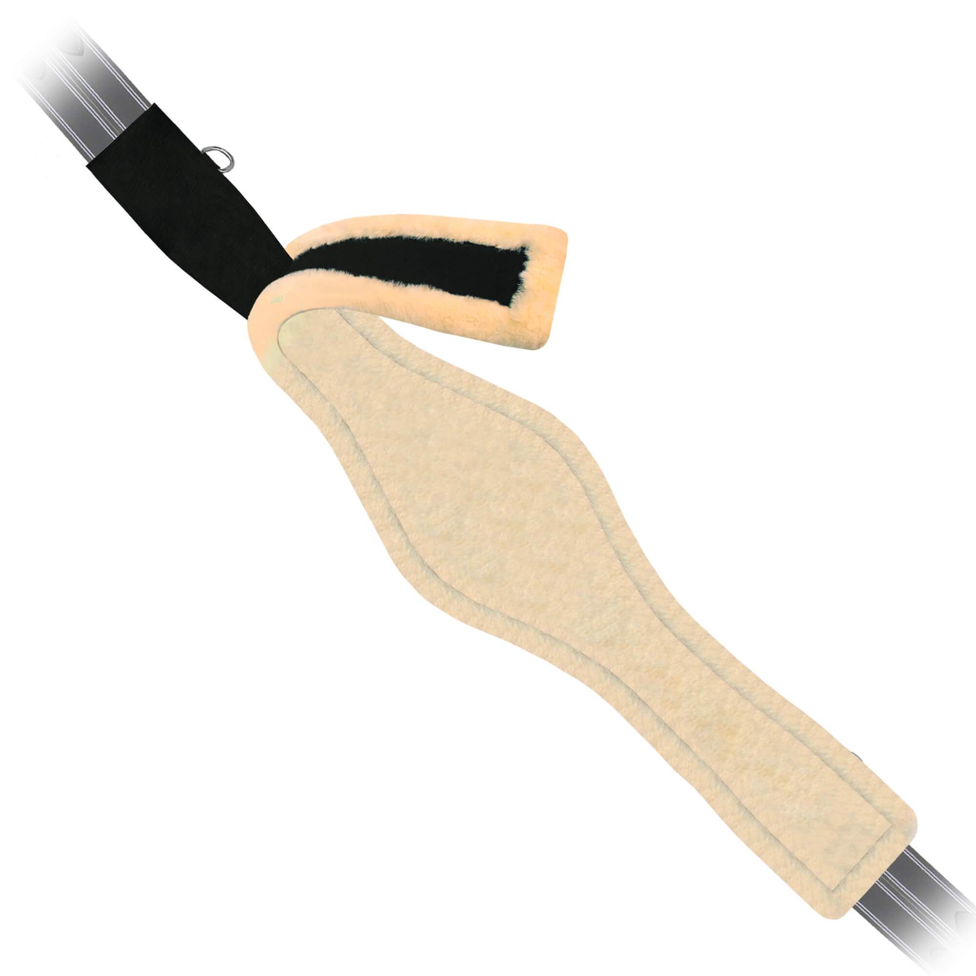 ExionPro 'Snap' Girth - Navy Blue Elastic with White Lines by Bridles & Reins - alternate view 8