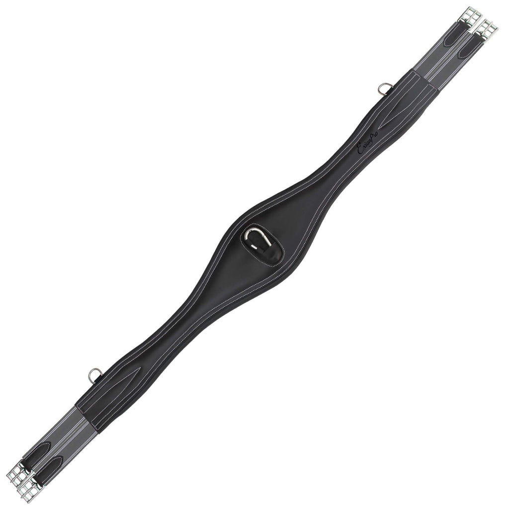 ExionPro 'Snap' Girth - Grey Elastic with White Lines by Bridles & Reins