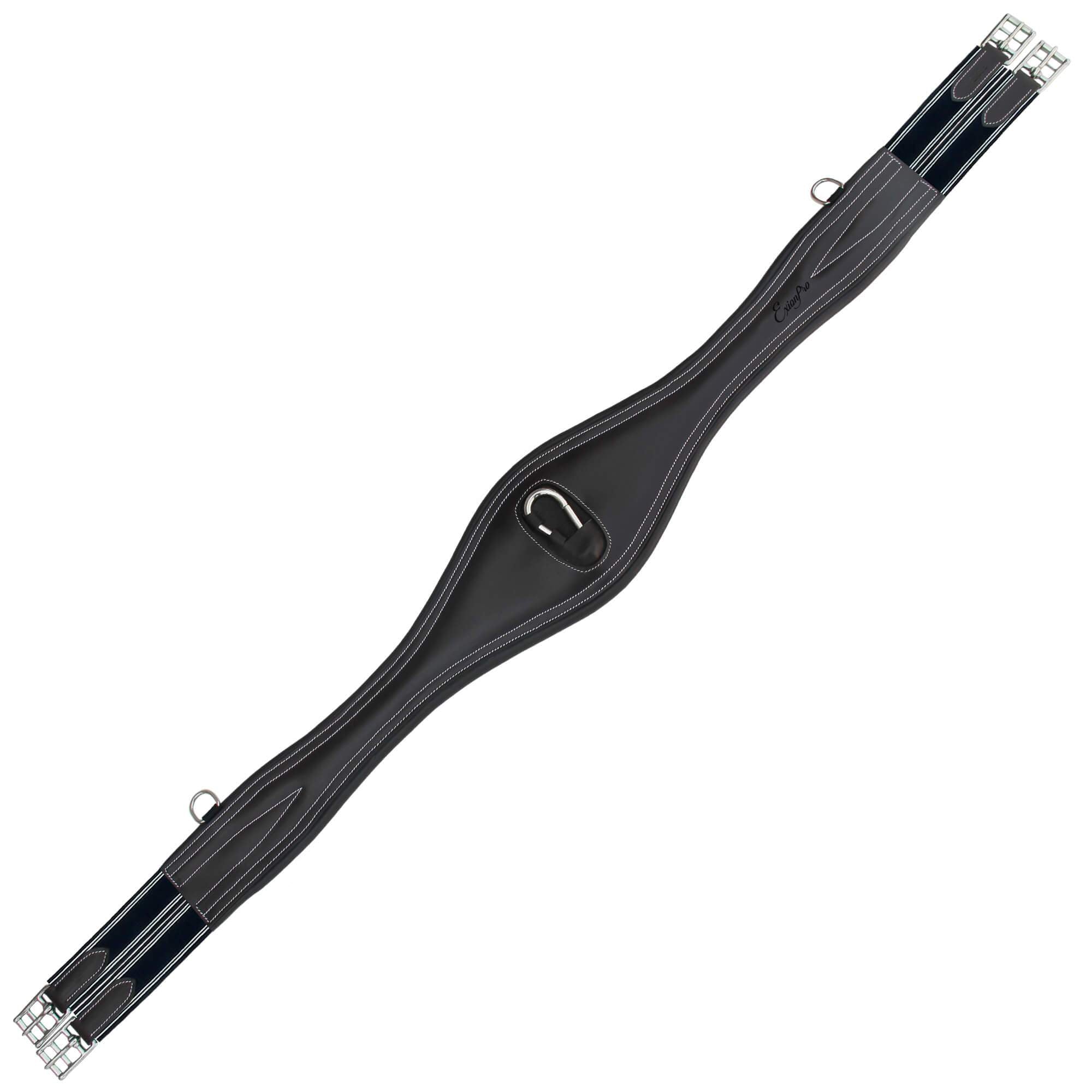 ExionPro 'Snap' Girth - Navy Blue Elastic with White Lines by Bridles & Reins