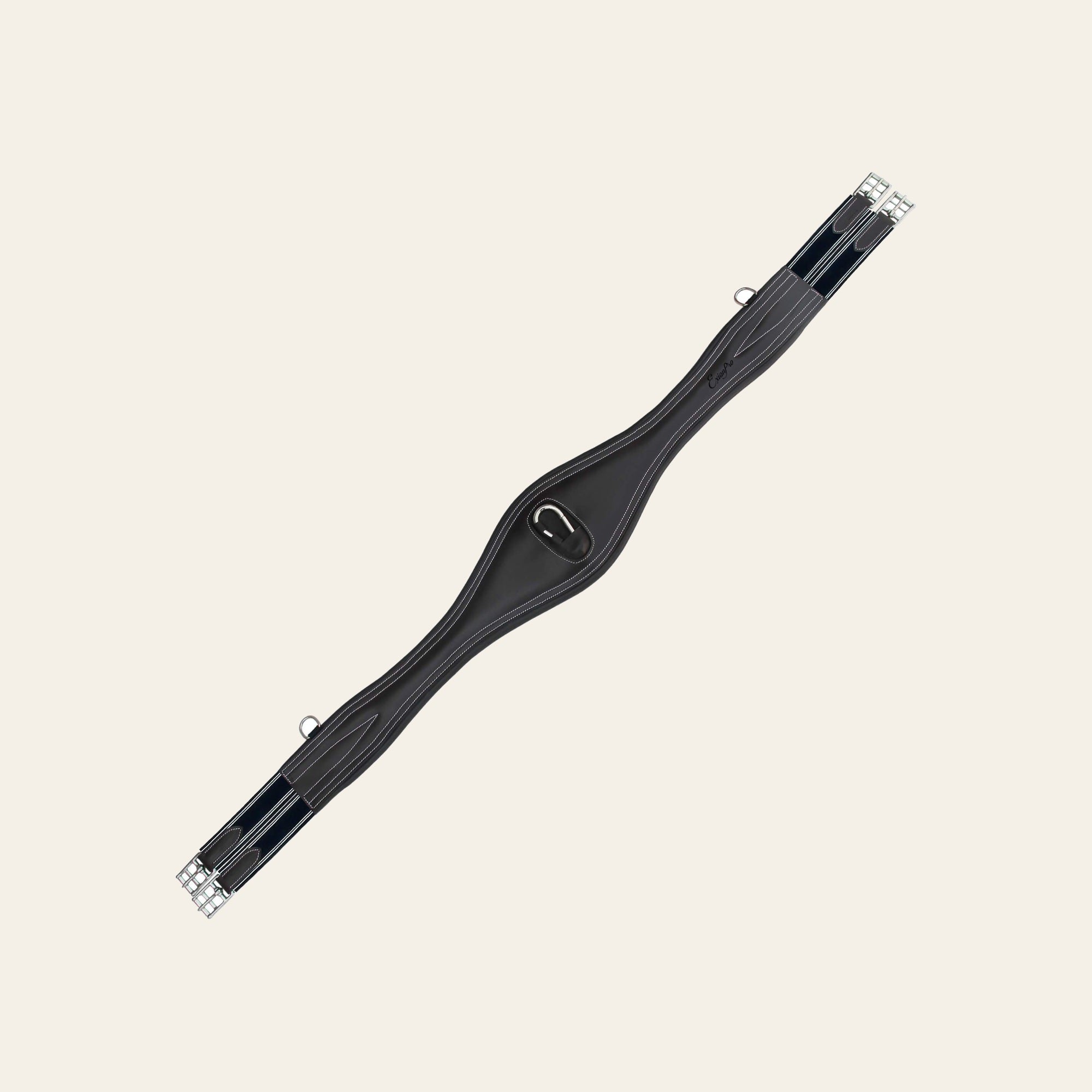 ExionPro 'Snap' Girth - Navy Blue Elastic with White Lines by Bridles & Reins