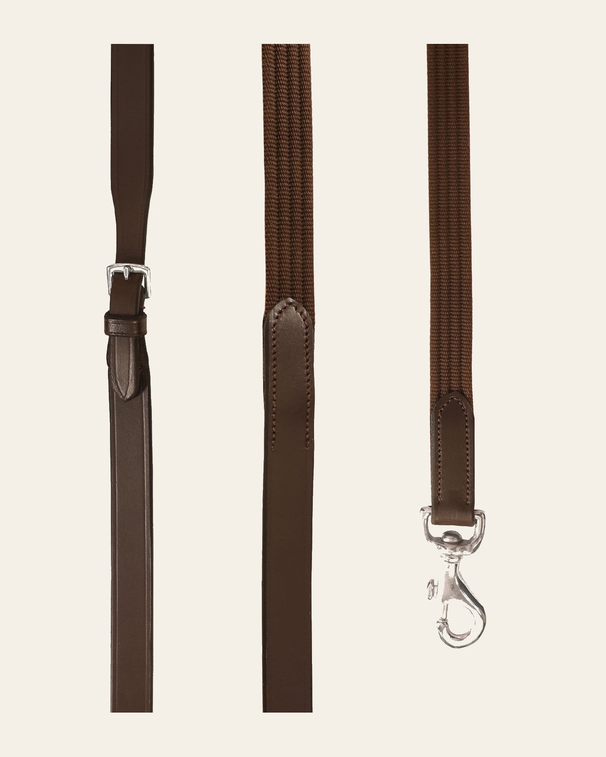 ExionPro Web & Leather Draw Reins