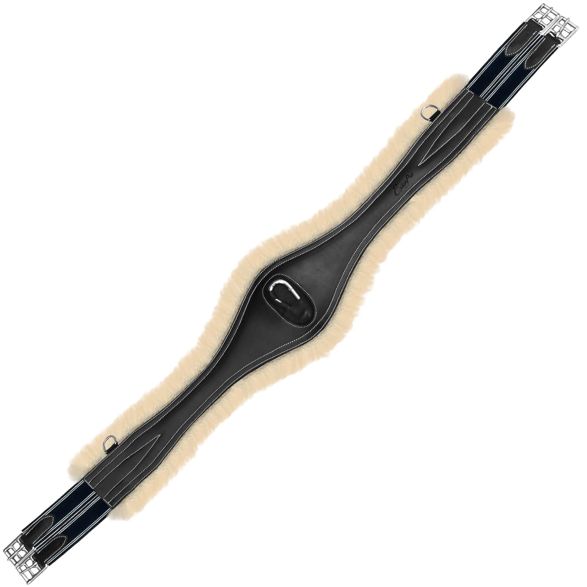 ExionPro 'Snap' Girth - Navy Blue Elastic with White Lines by Bridles & Reins - alternate view 4