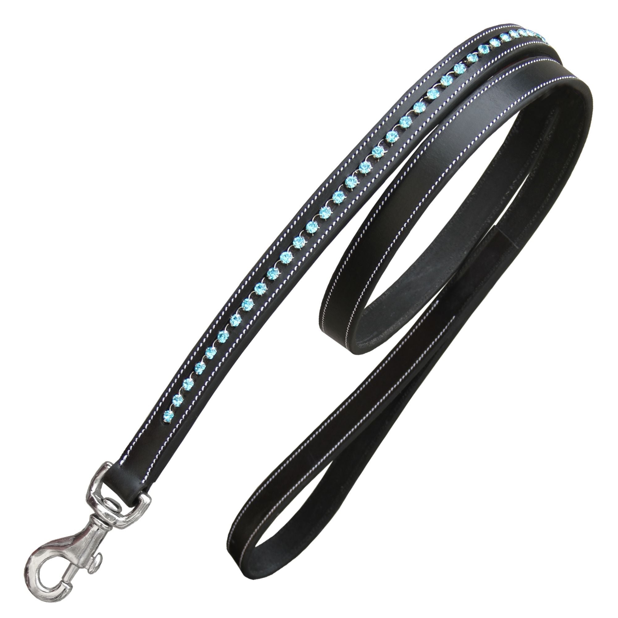 ExionPro Blue Bling Dog Leash by Bridles & Reins