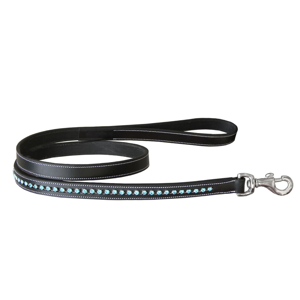 ExionPro Blue Bling Dog Leash by Bridles & Reins - alternate view 2