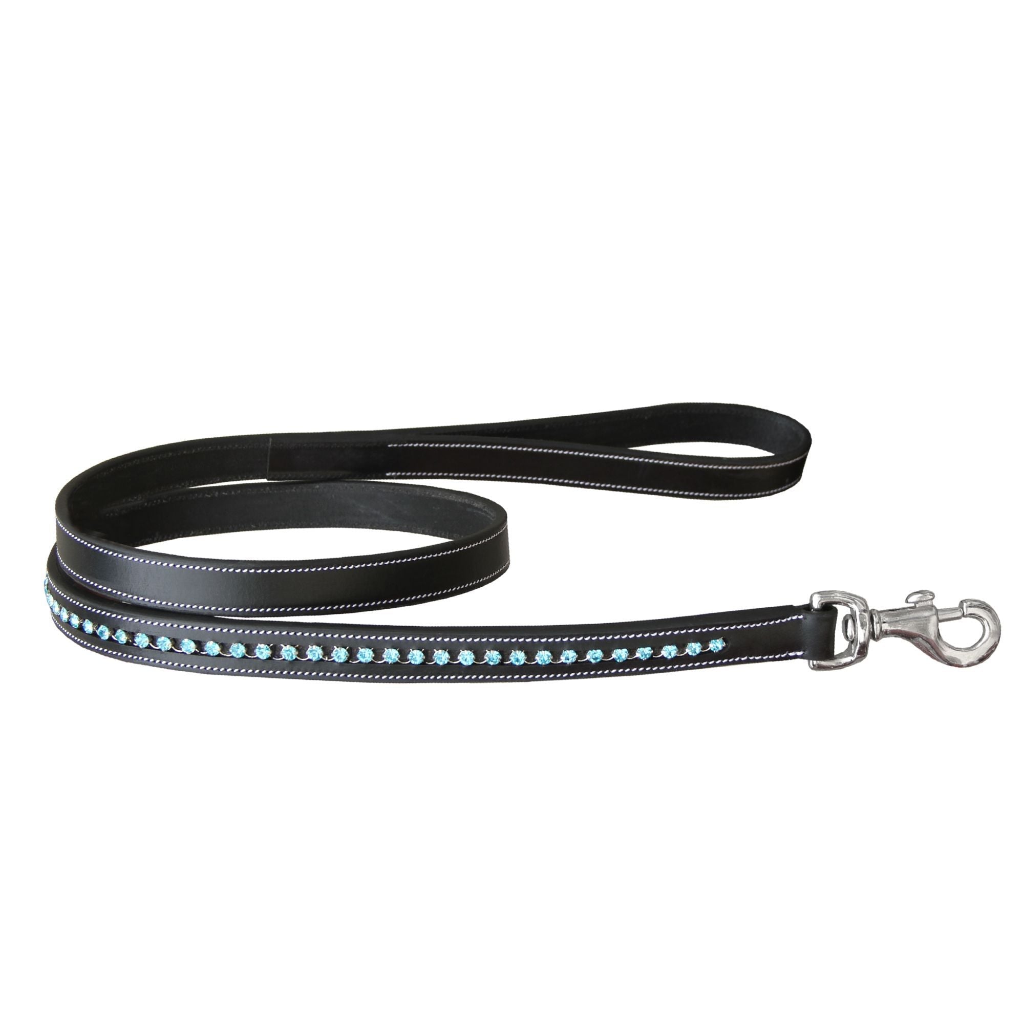 ExionPro Blue Bling Dog Leash by Bridles & Reins - alternate view 2