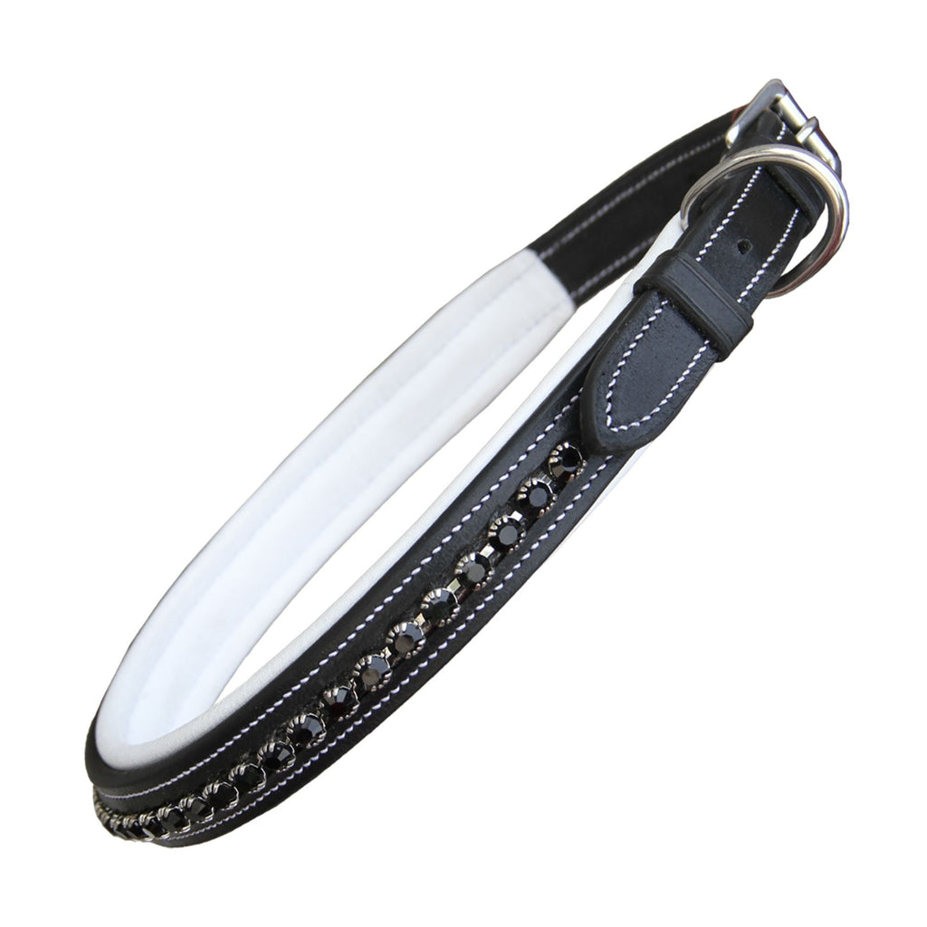 ExionPro Black Bling Dog Collar by Bridles & Reins