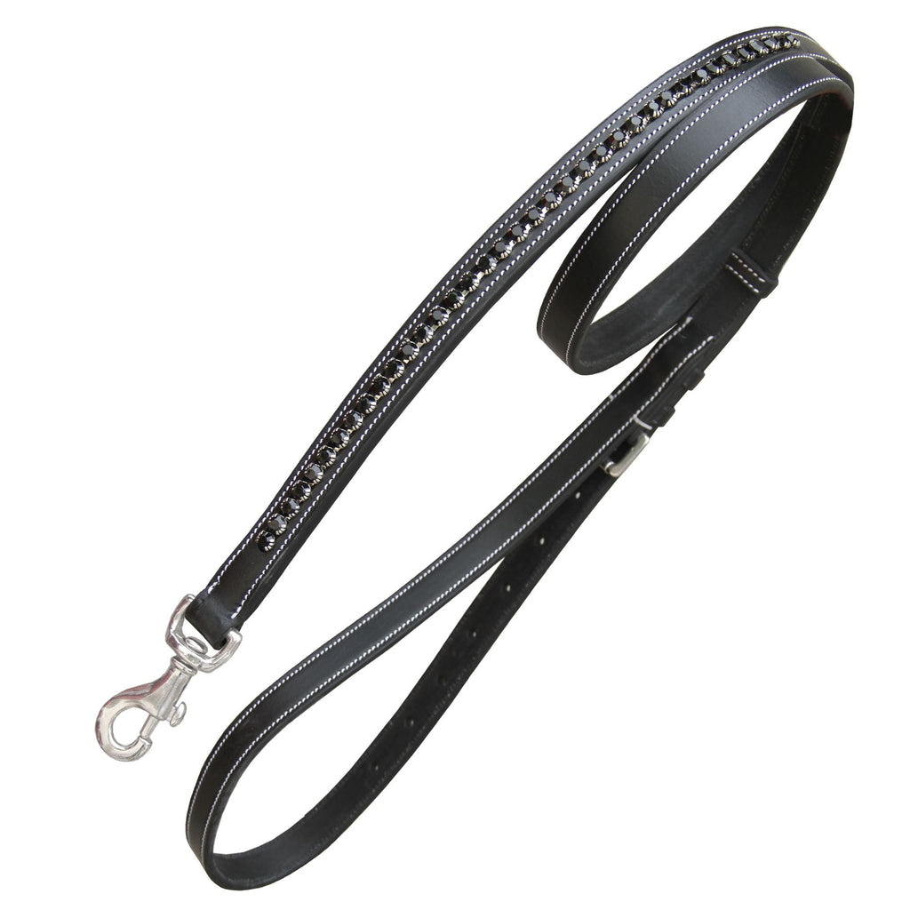 ExionPro Black Bling Dog Leash by Bridles & Reins