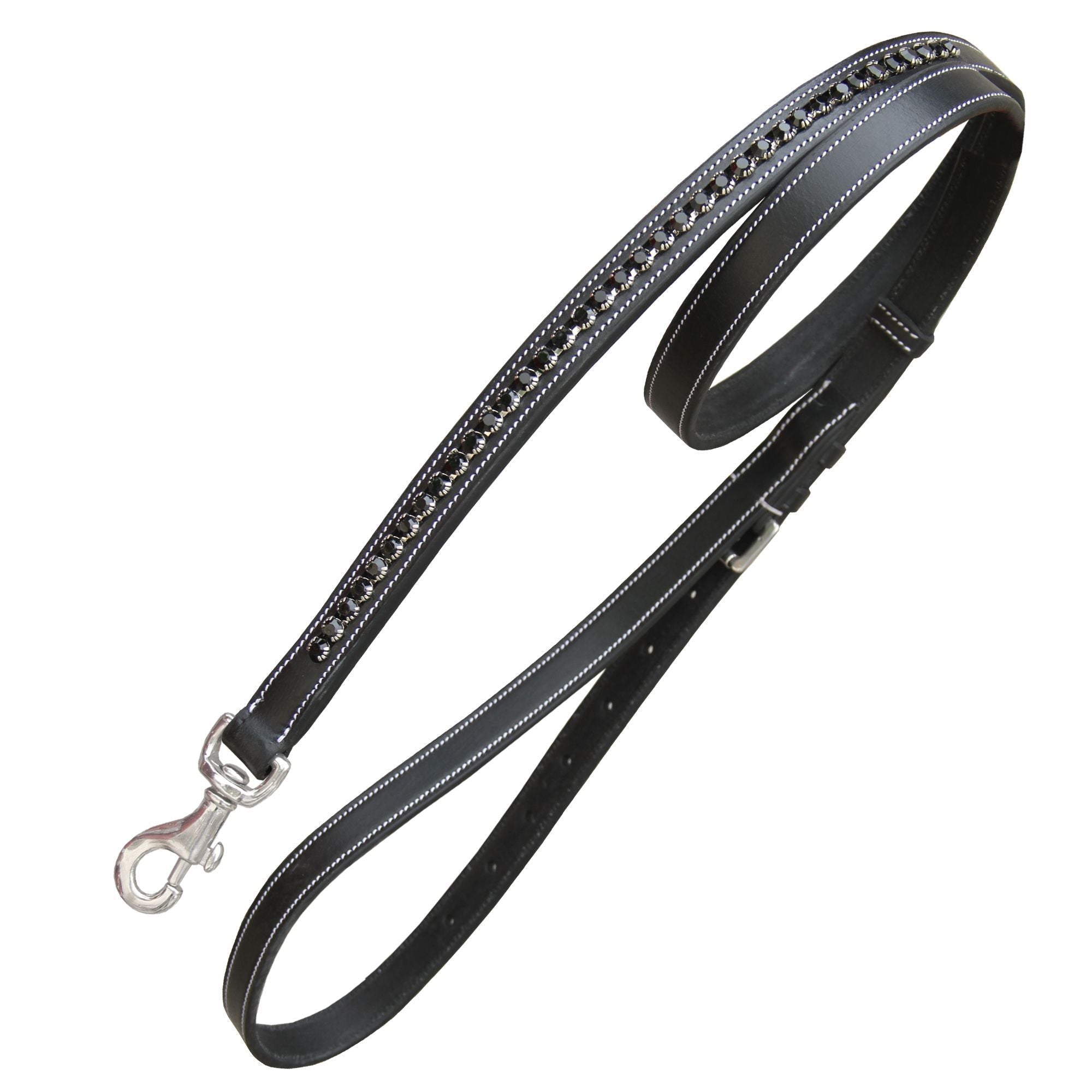 ExionPro Black Bling Dog Leash by Bridles & Reins