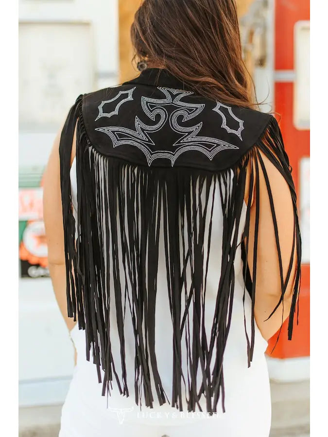 Felicity Fringe Bootstitch | Cape — view 2