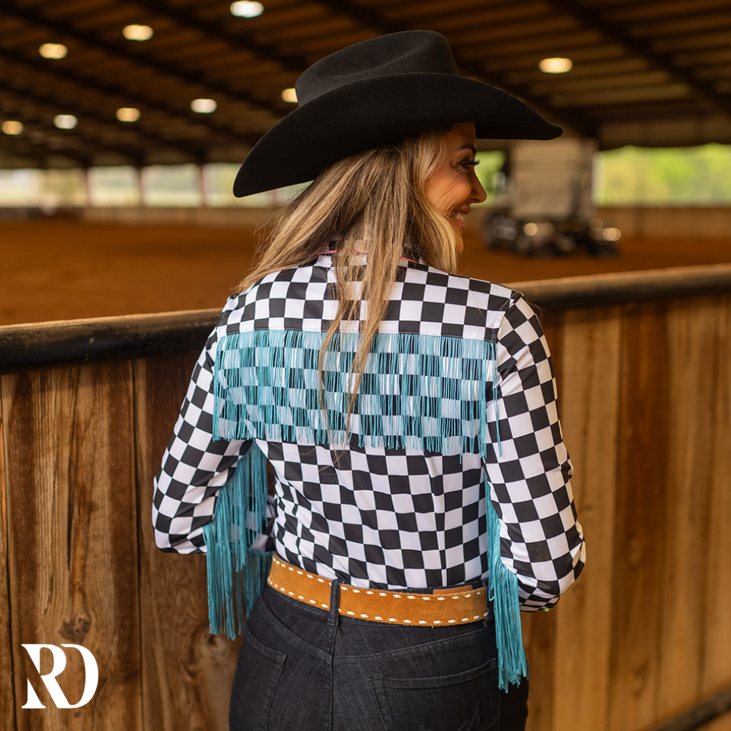 Finish Line Fringe Performance Rodeo Shirt — view 2