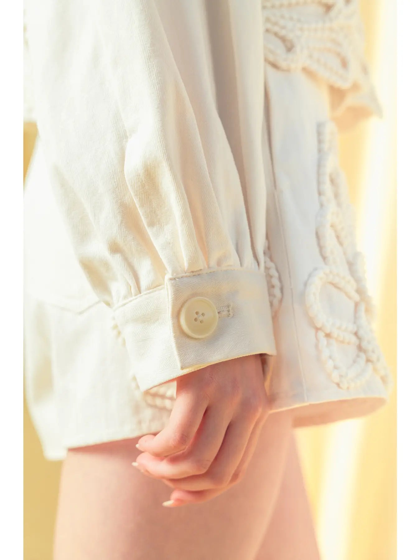 Finley Floral Cropped | Jacket — view 4