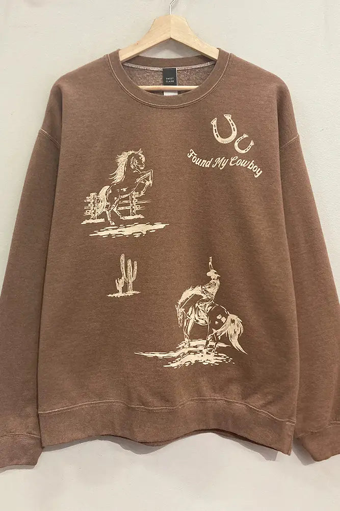 Found My Cowboy | Crewneck — view 2
