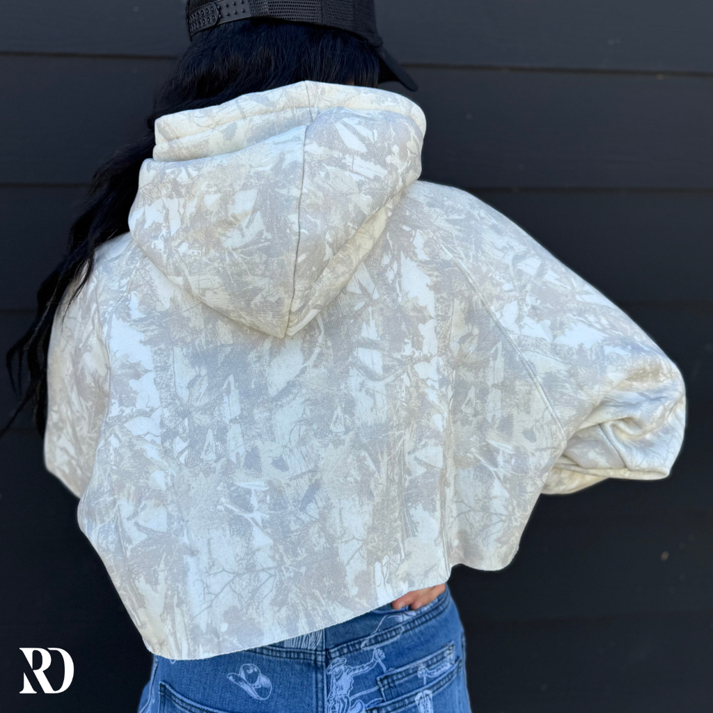 Frostline Camo Cropped | Hoodie — view 2