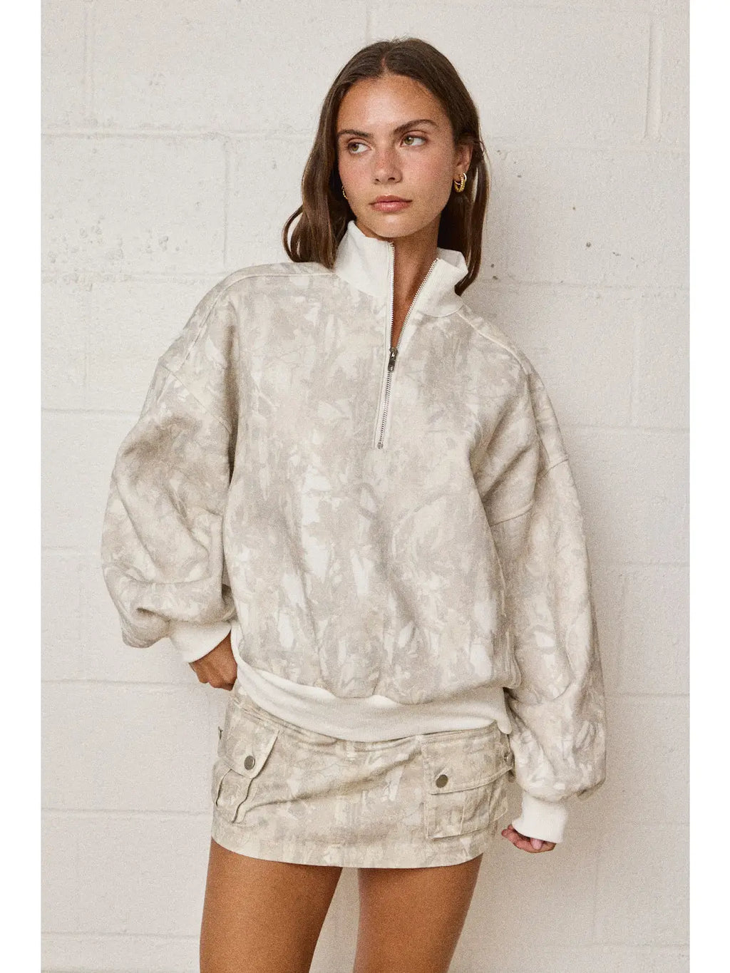 Frostline Camo Half Zip | Pullover — view 2