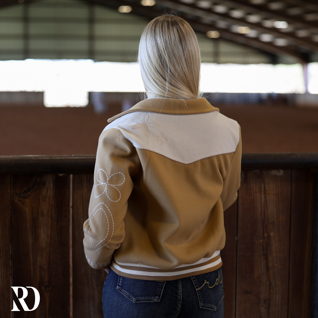 Goldie Embroidered Bomber | Jacket — view 2
