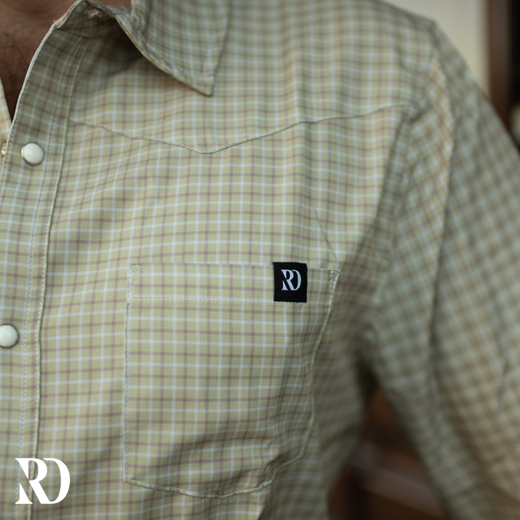 Green Plaid Men's Breeze Performance Shirt — view 3