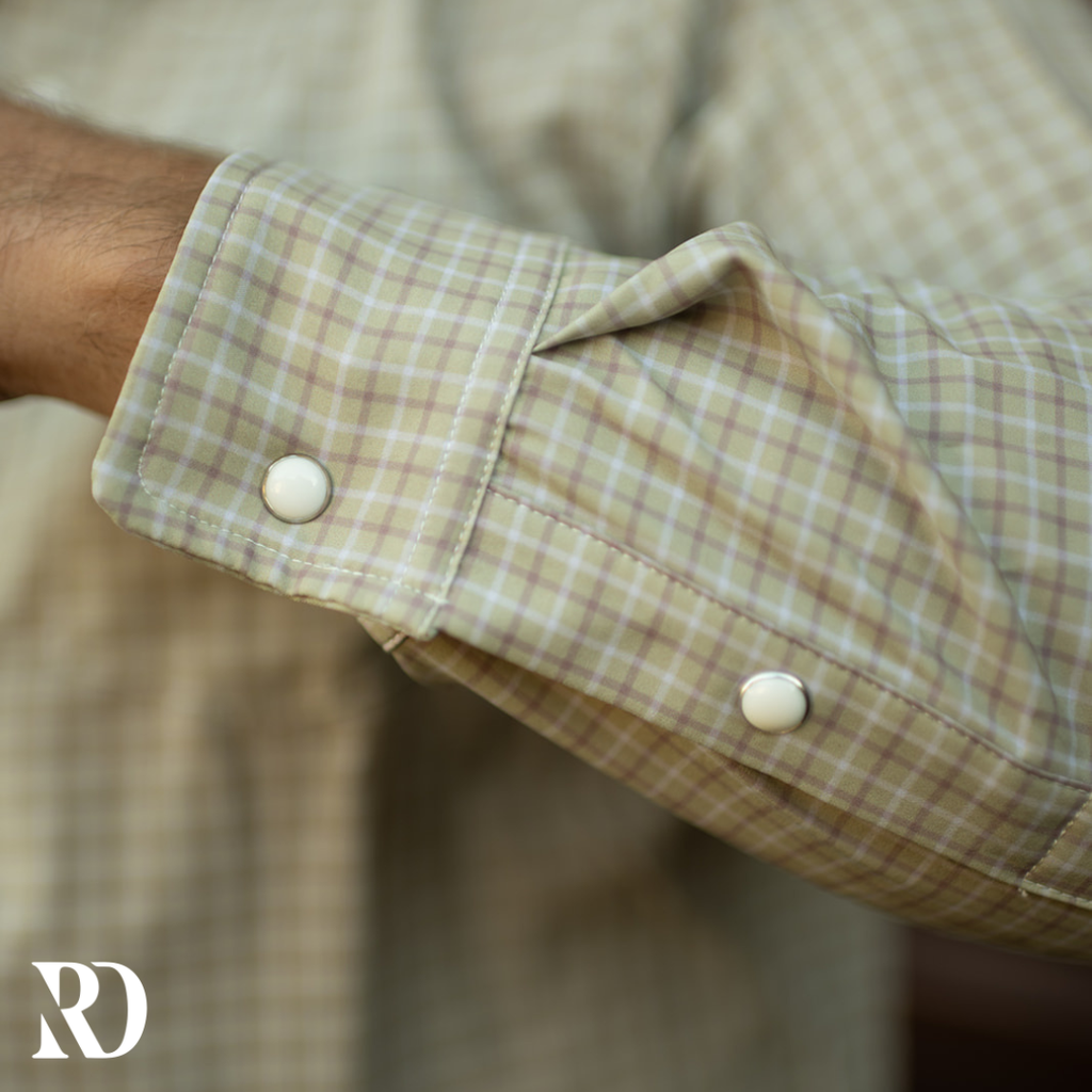 Green Plaid Men's Breeze Performance Shirt — view 4