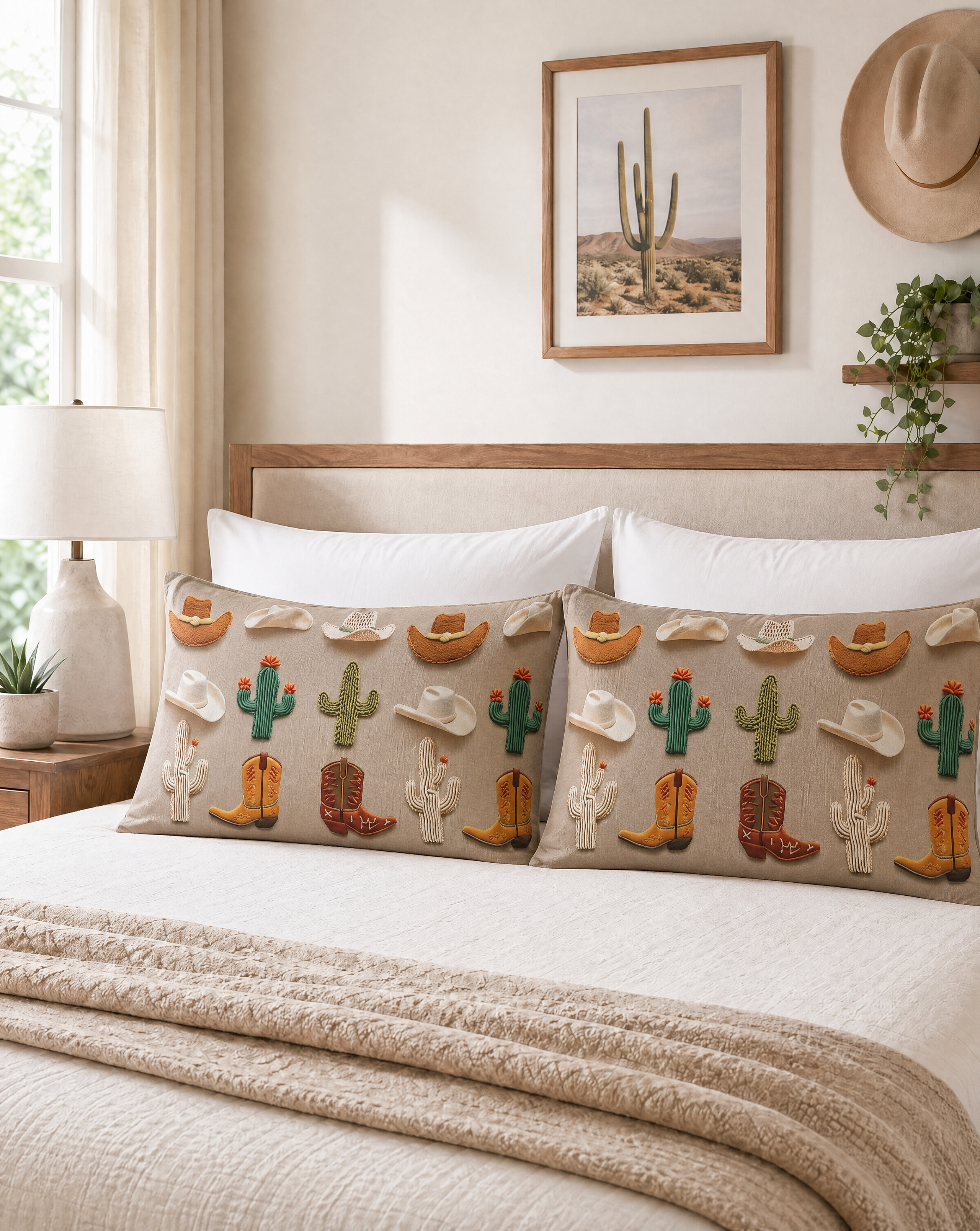 Baha Ranch Western Cactus Pillow Case Made in America by Baha Ranch Western Wear - product image 2