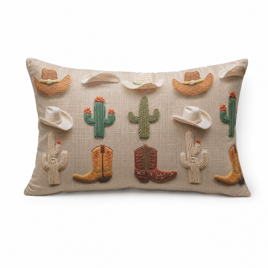 Baha Ranch Western Cactus Pillow Case Made in America by Baha Ranch Western Wear - product image 4