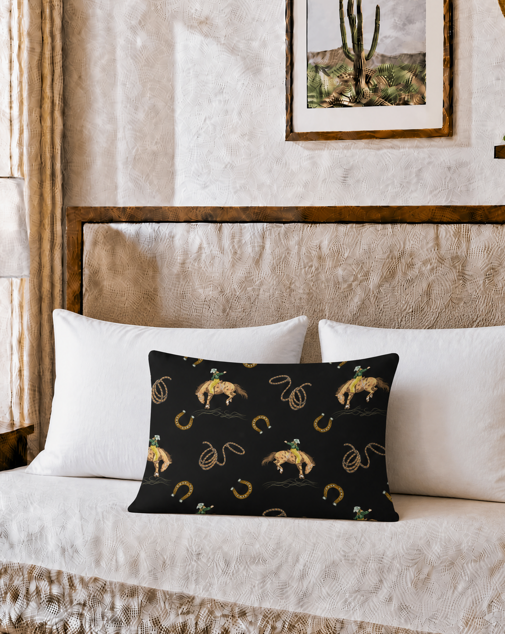 Baha Ranch Rodeo Cowboy Pillowcase Made in America by Baha Ranch Western Wear