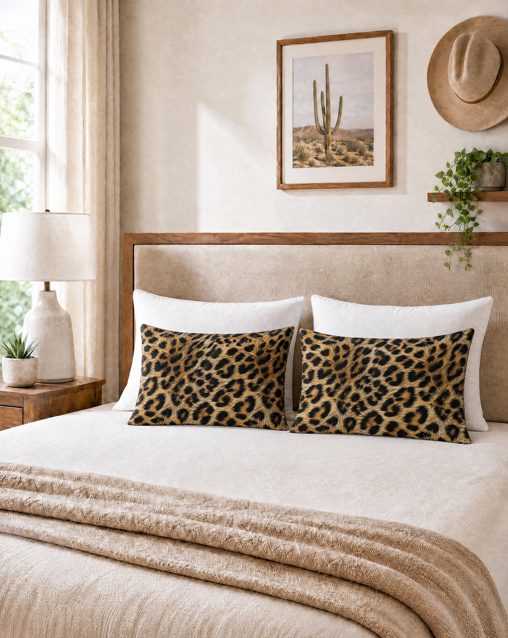 Baha Ranch Leopard Pillow Case Made in America by Baha Ranch Western Wear - product image 2