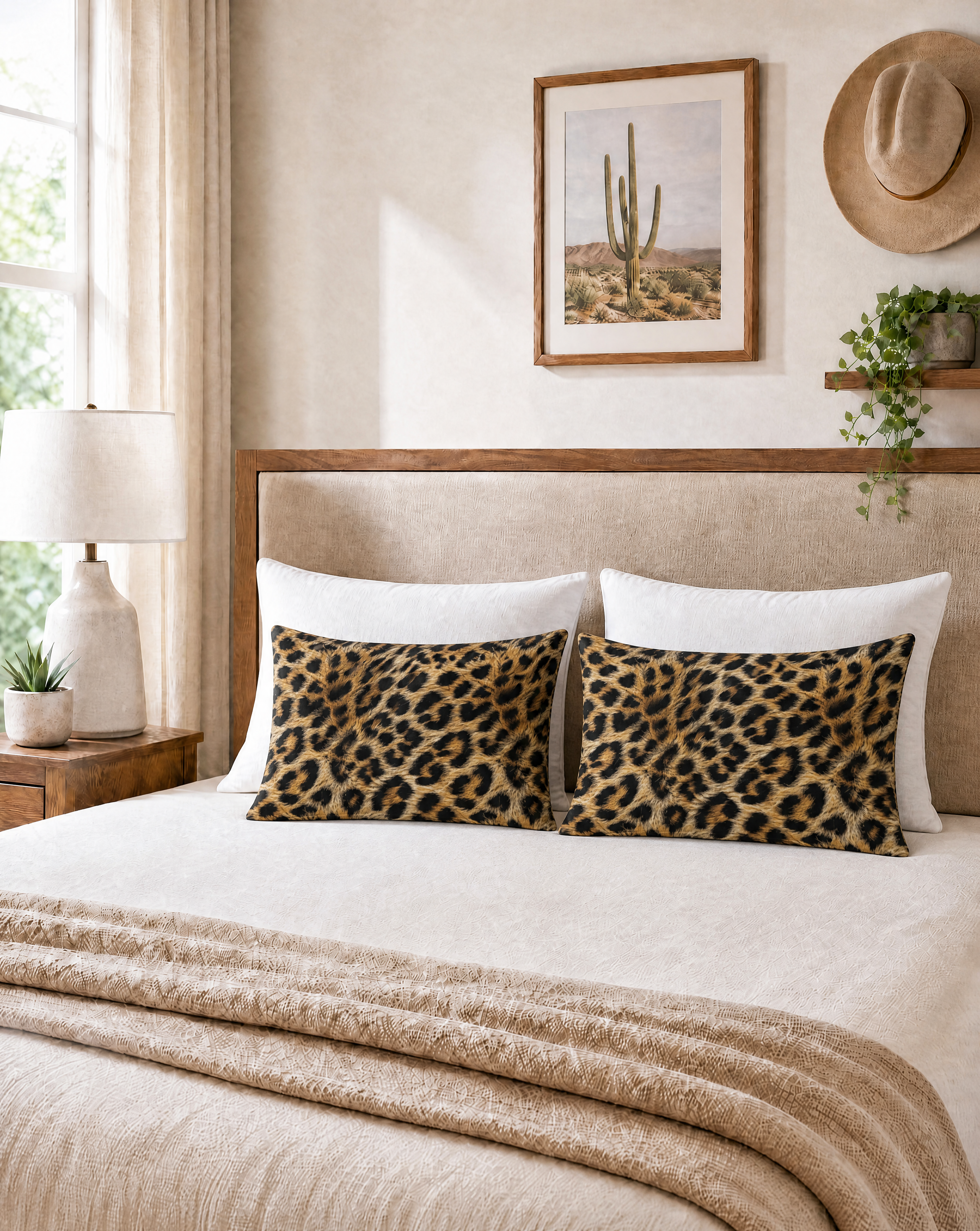 Baha Ranch Leopard Pillow Case Made in America by Baha Ranch Western Wear - product image 2