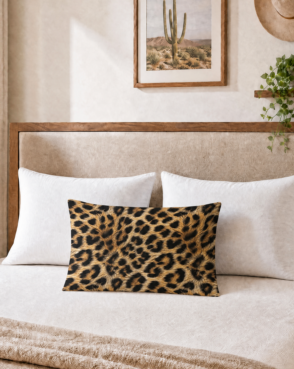 Baha Ranch Leopard Pillow Case Made in America by Baha Ranch Western Wear