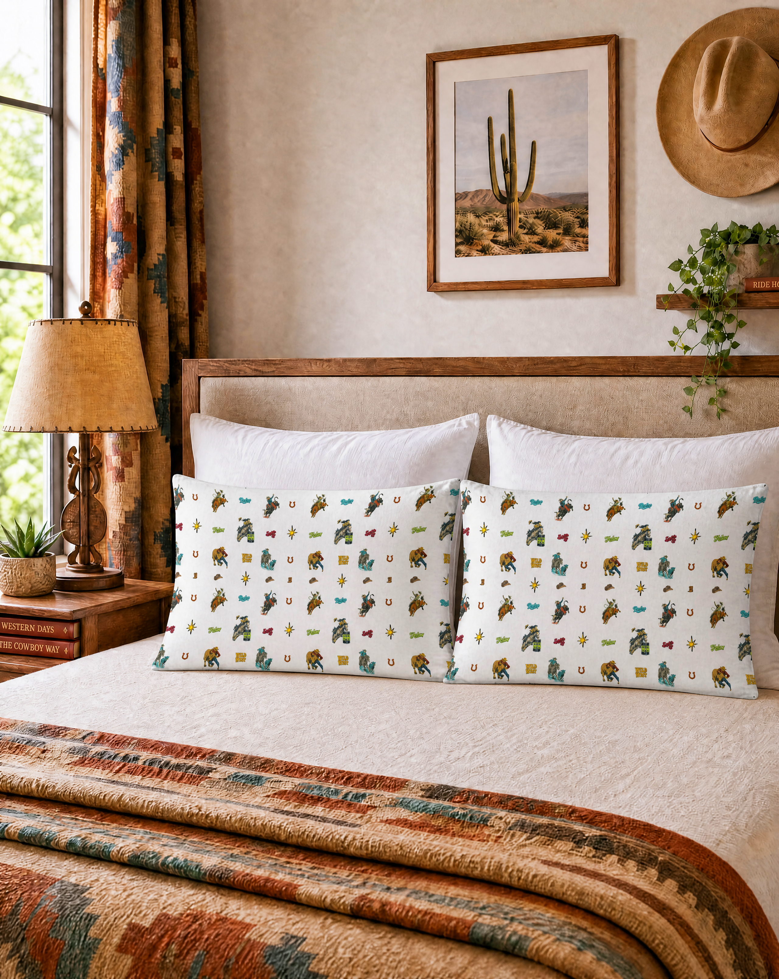 Baha Ranch the Last roundup Collage Pillow Case Made in America by Baha Ranch Western Wear - product image 2