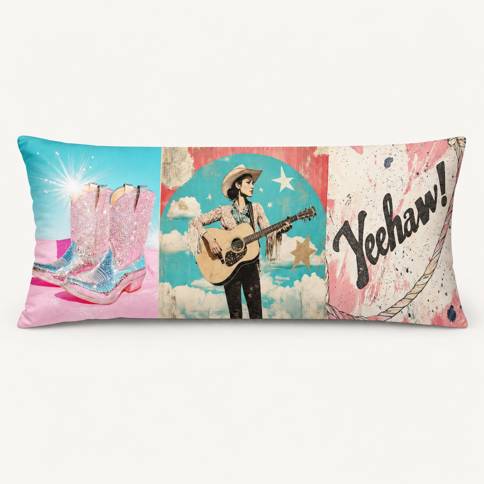 Baha Ranch Yeehaw Cowgirl Body Pillow Cover Made in America by Baha Ranch Western Wear - product image 3