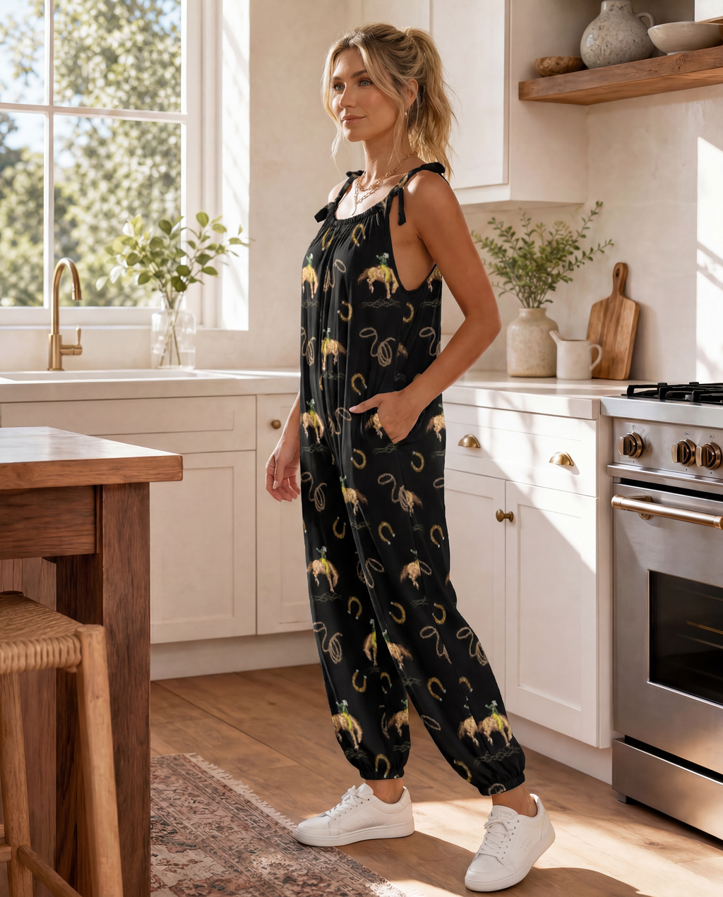 Baha Ranch Rodeo Cowboy Overalls Jumpsuit by Baha Ranch Western Wear - product image 2
