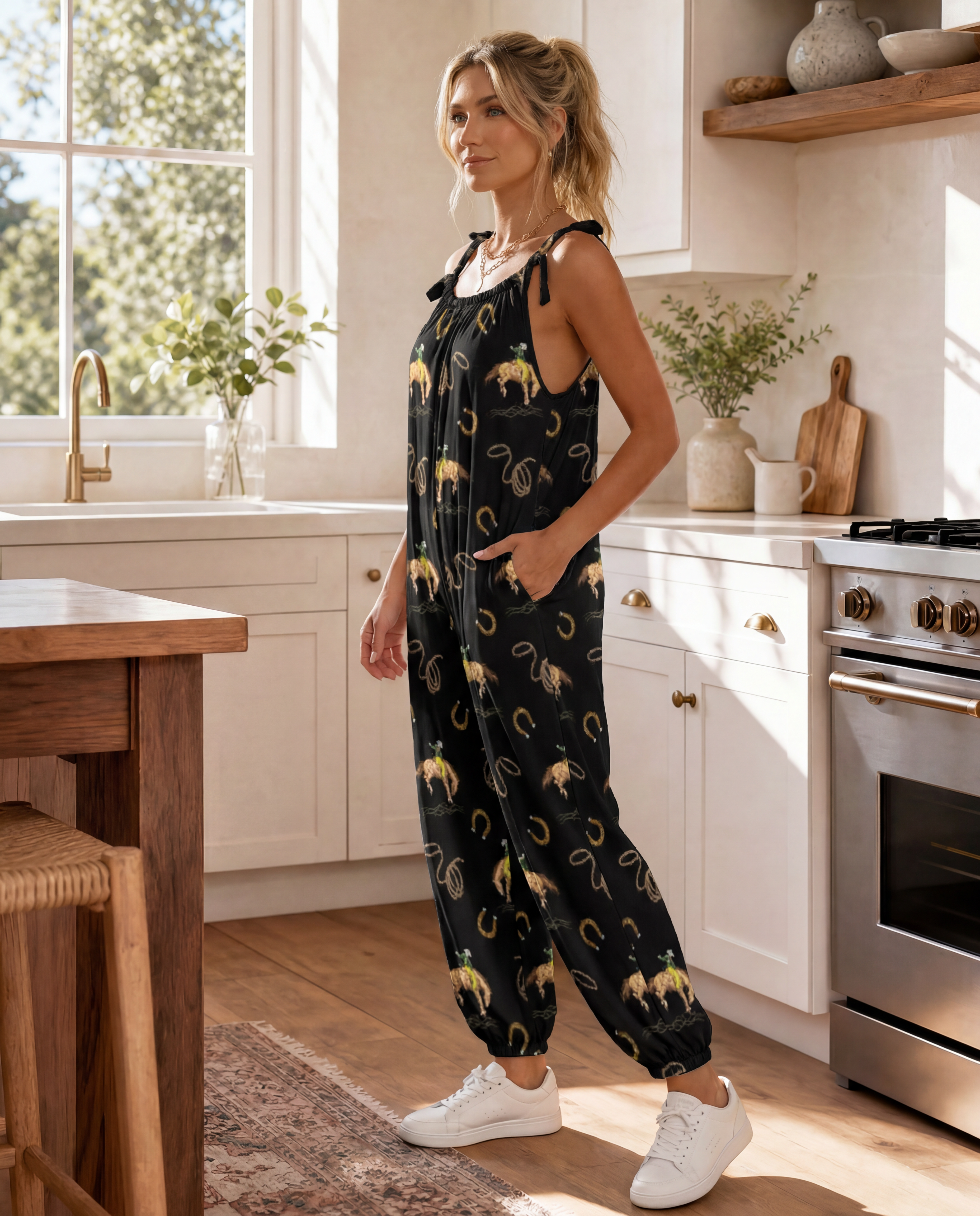 Baha Ranch Rodeo Cowboy Overalls Jumpsuit by Baha Ranch Western Wear - product image 2