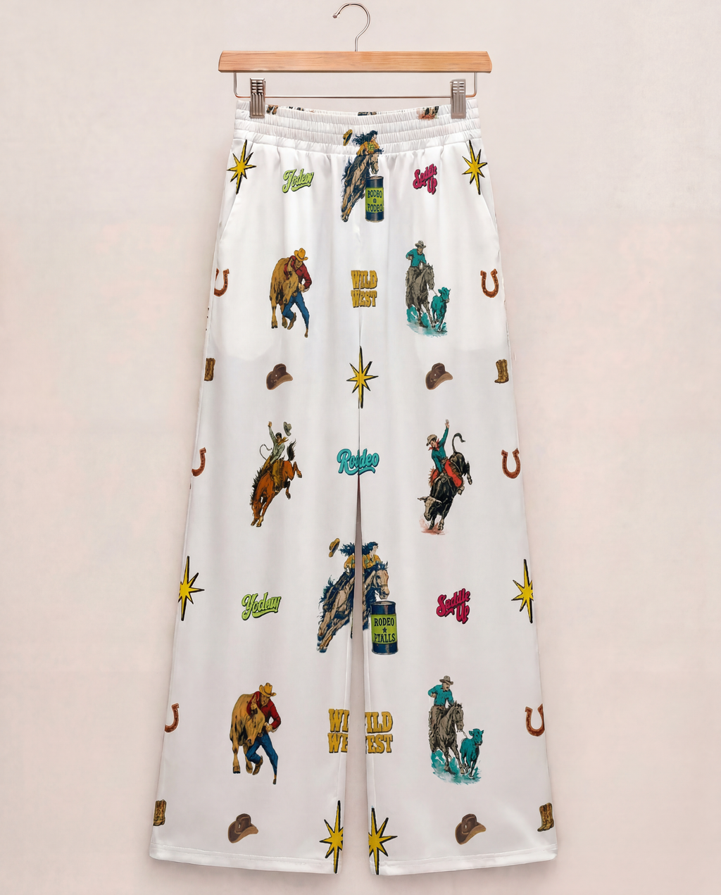 Baha Ranch The Last Roundup Rodeo High Waisted Wide Leg Pants by Baha Ranch Western Wear - product image 2