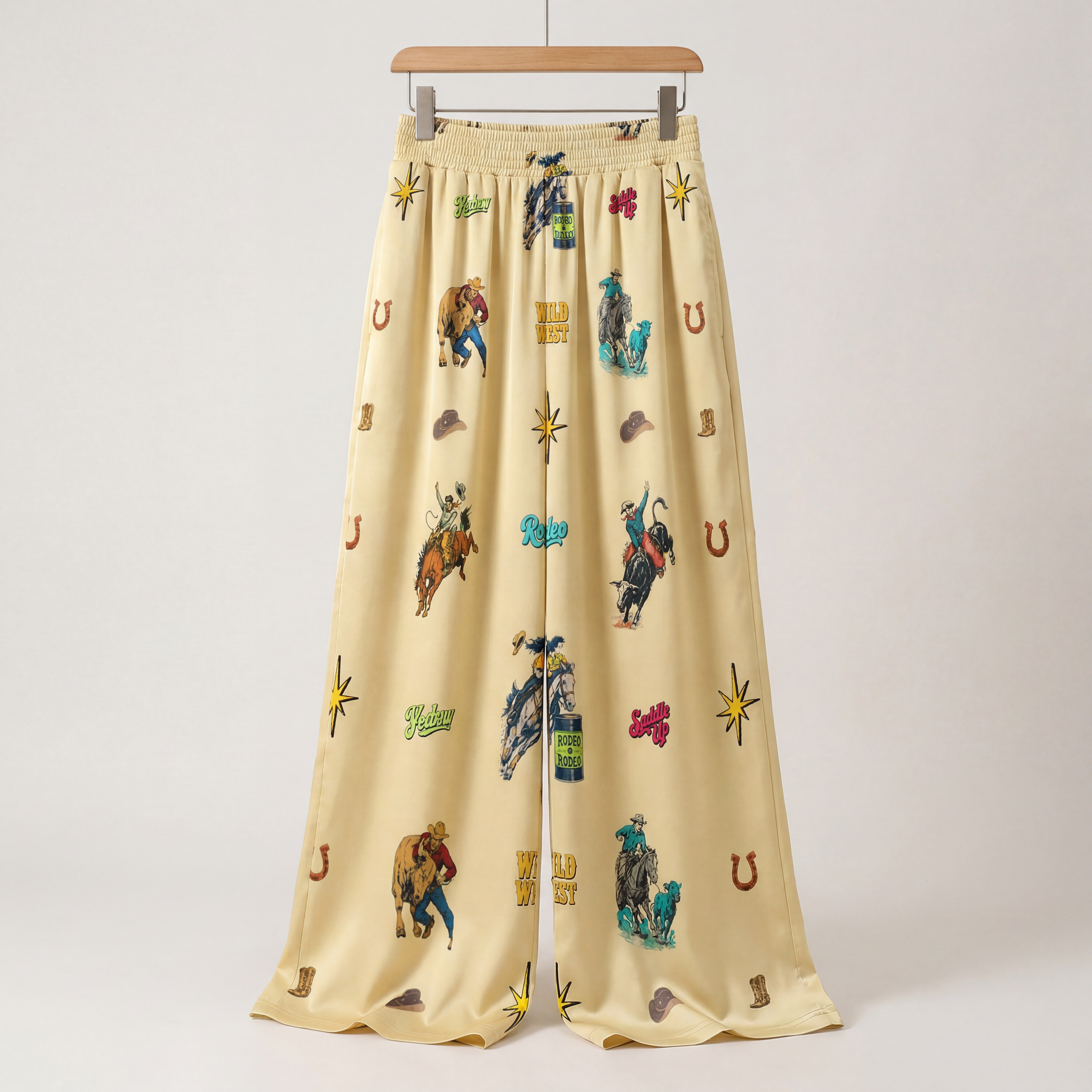 Baha Ranch The Last Roundup Rodeo High Waisted Wide Leg Pants by Baha Ranch Western Wear - product image 2