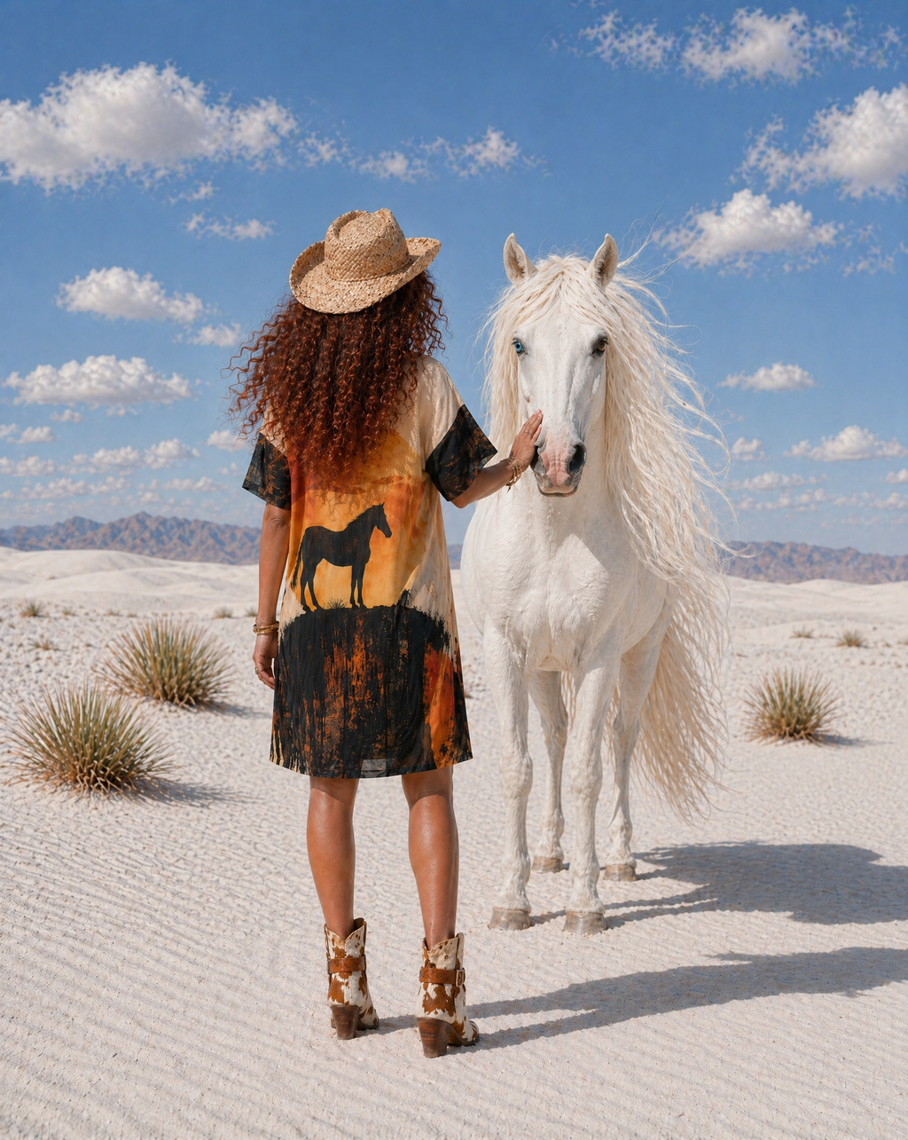 Baha Ranch Canyon Mustang T Shirt Dress or Sleep Shirt by Baha Ranch Western Wear - product image 2