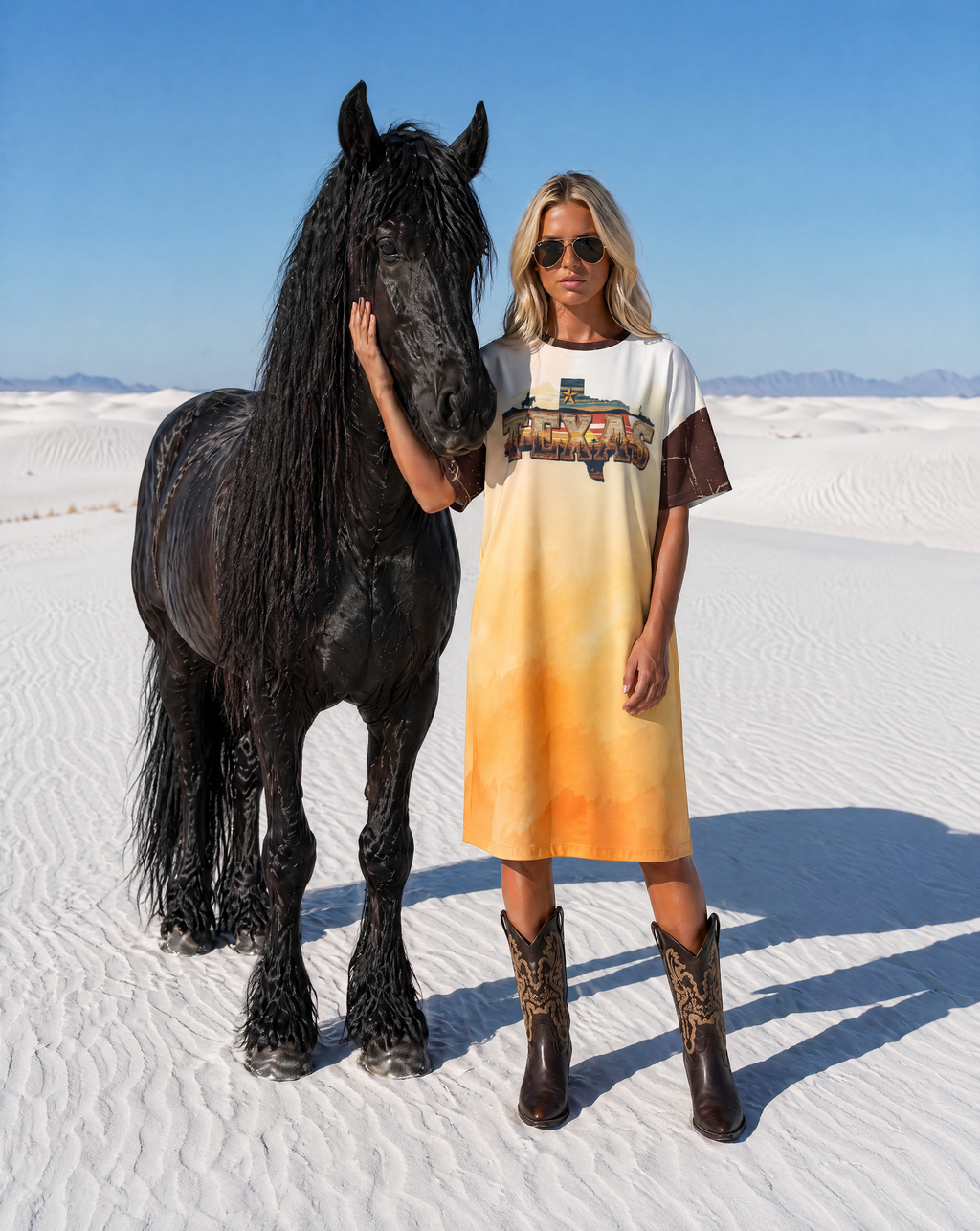 Baha Ranch Texas T Shirt Dress or Sleep Shirt by Baha Ranch Western Wear