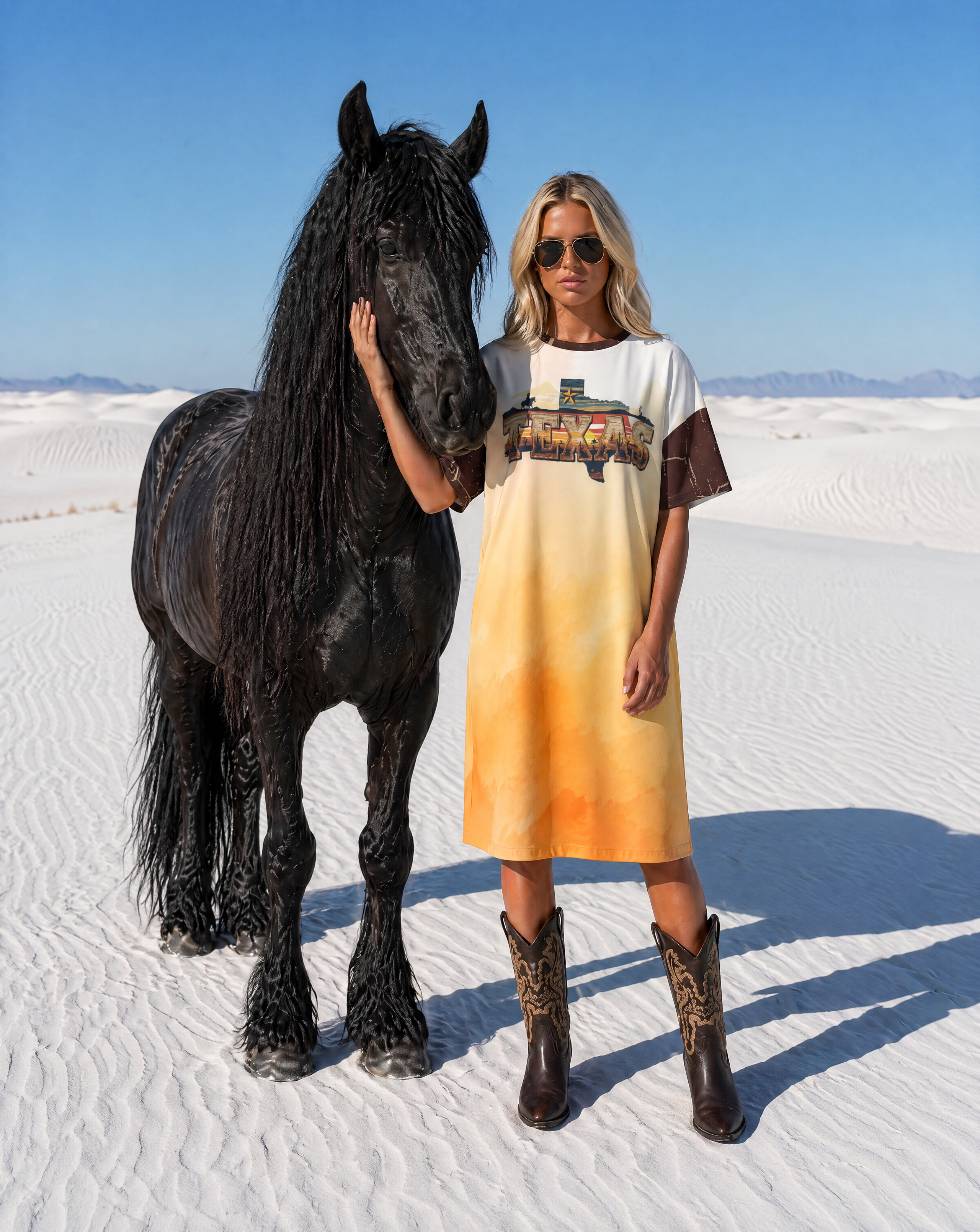 Baha Ranch Texas T Shirt Dress or Sleep Shirt by Baha Ranch Western Wear