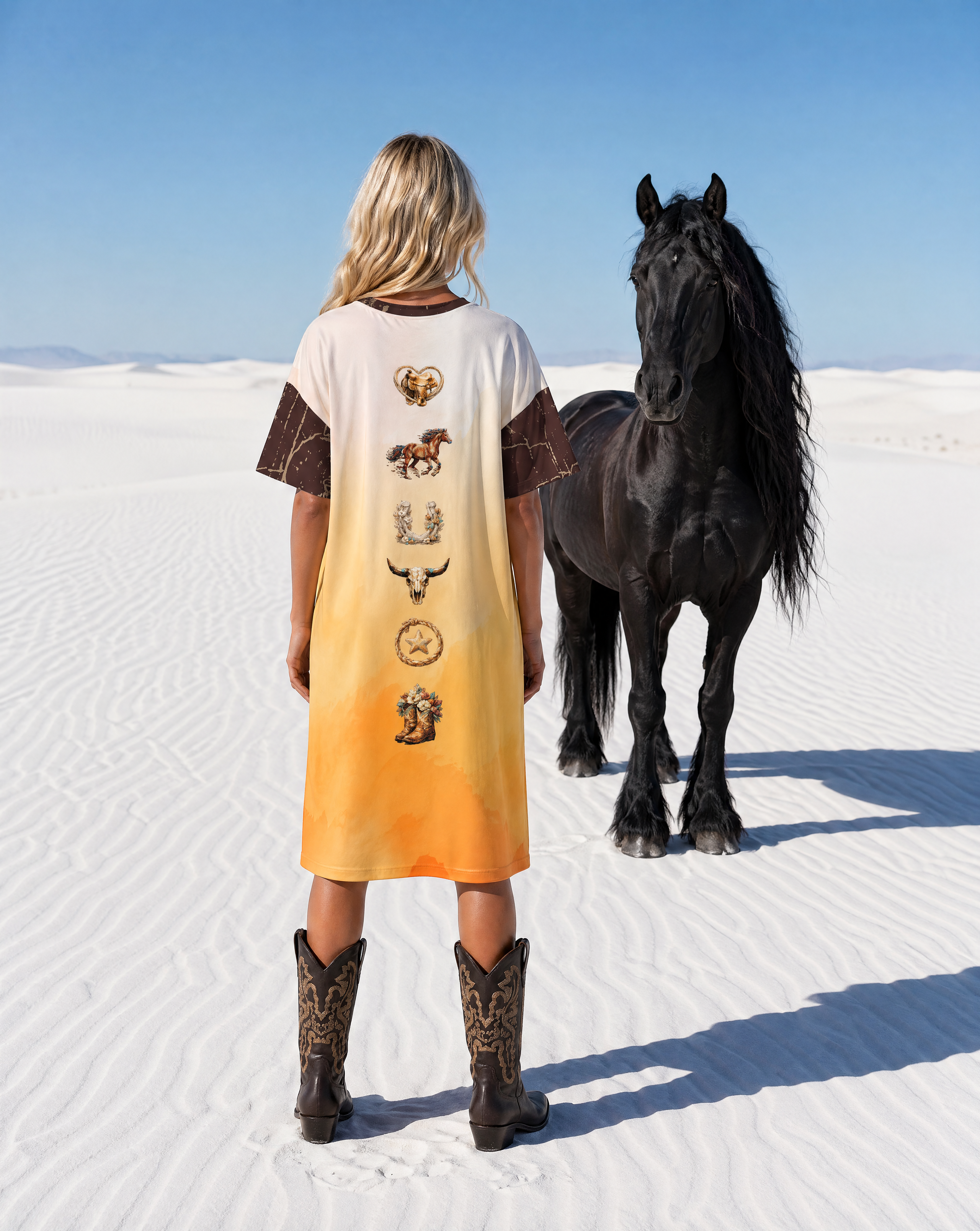 Baha Ranch Texas T Shirt Dress or Sleep Shirt by Baha Ranch Western Wear - product image 3