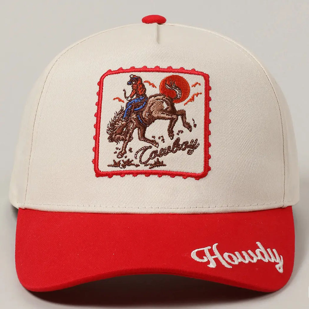 Howdy Cowboy Two-tone Cap — view 2