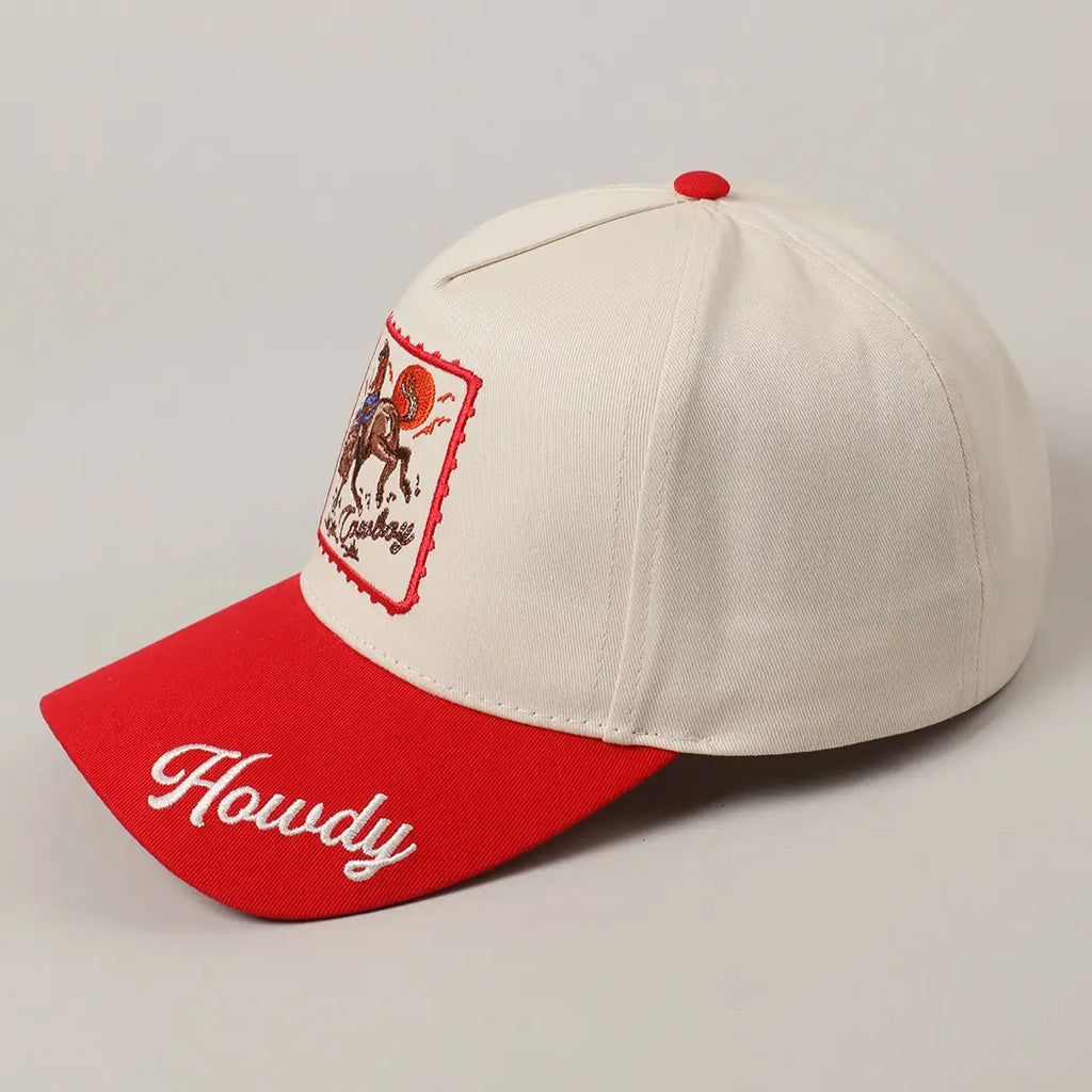 Howdy Cowboy Two-tone Cap — view 4